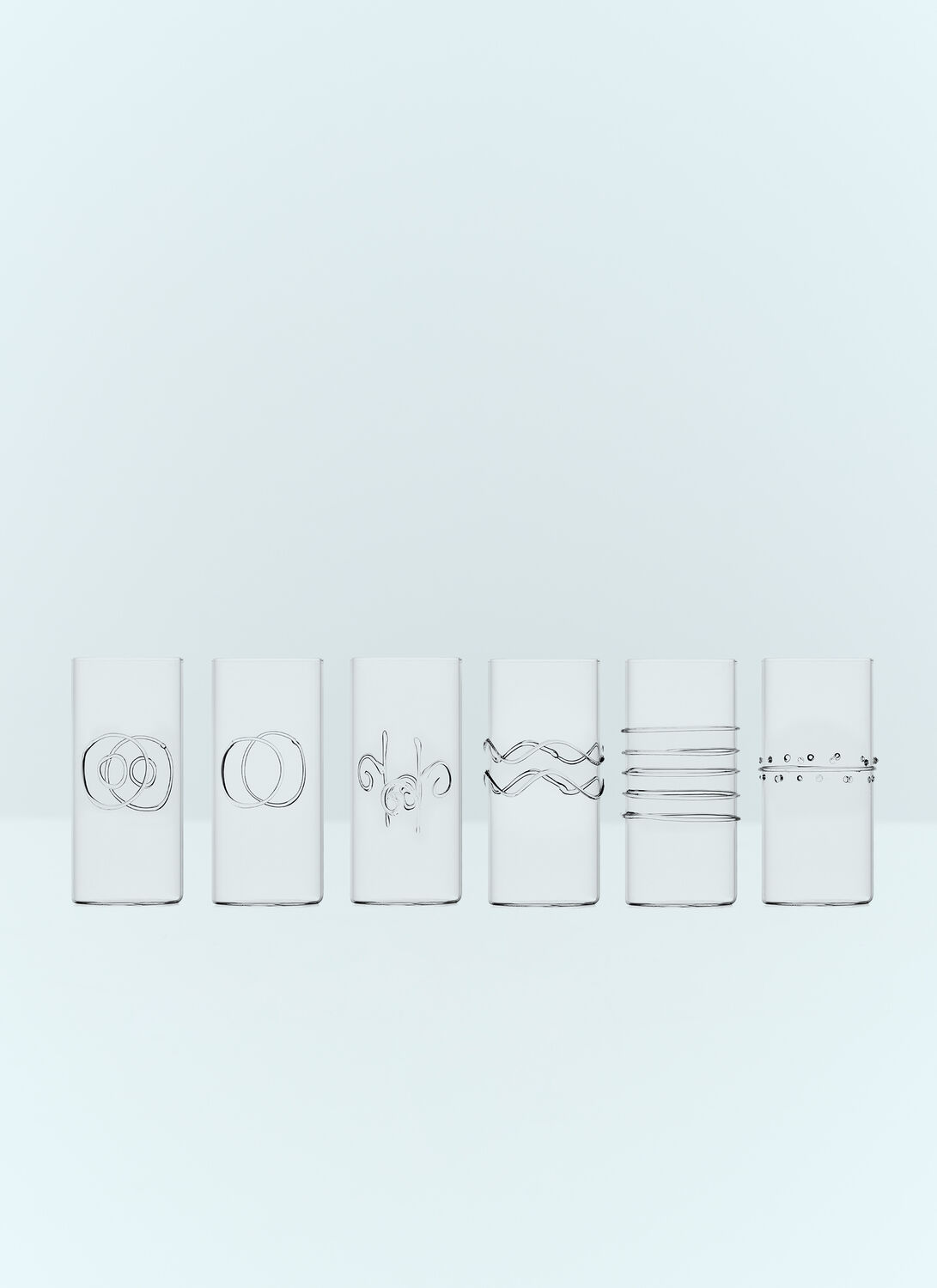 Shop Ichendorf Milano Set Of Six Decò Tall Glasses In Clear