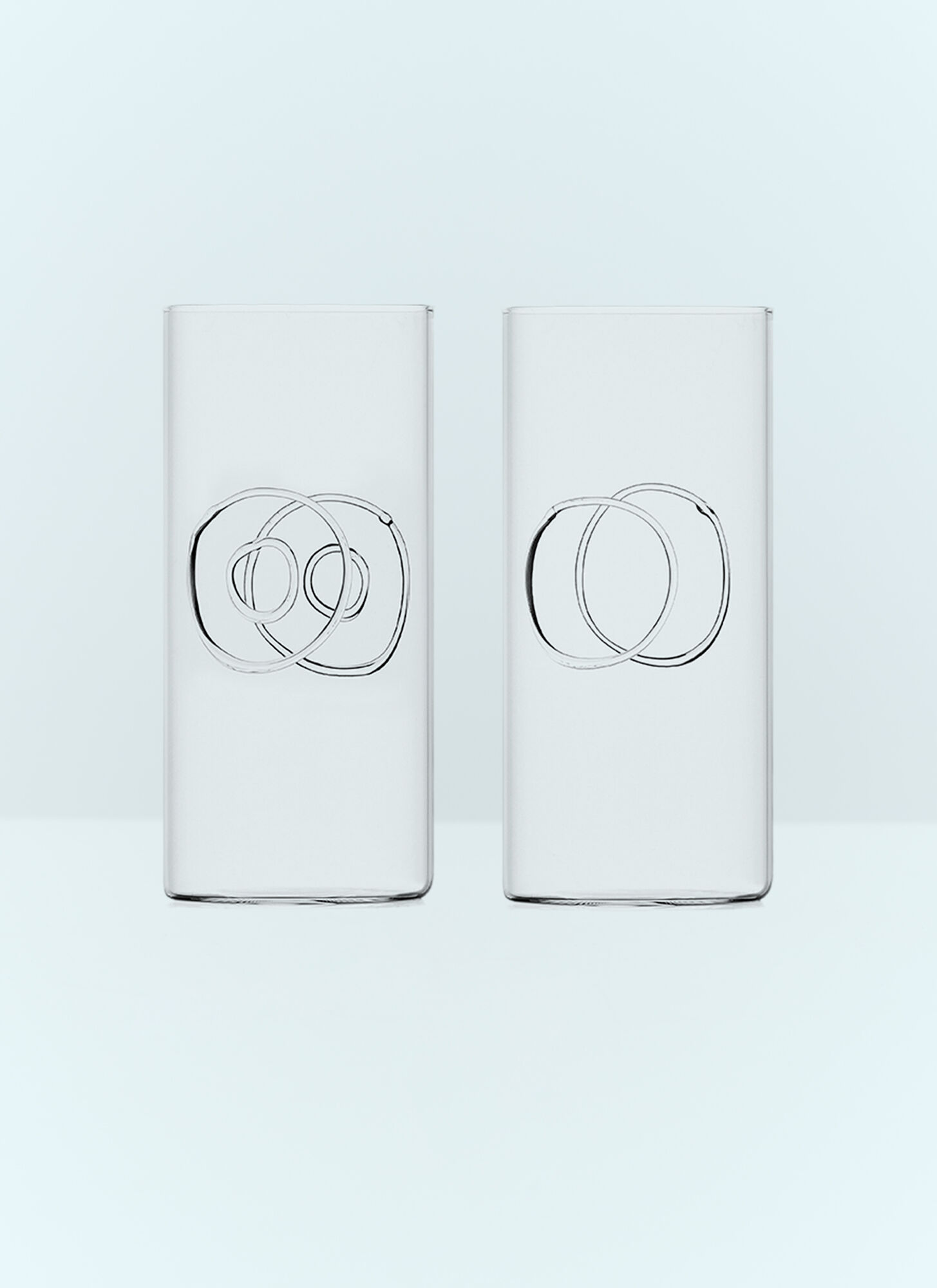  Ichendorf Milano Ichendorf Milano Set Of Six Decò Tall Glasses -  Glassware Clear One Size 