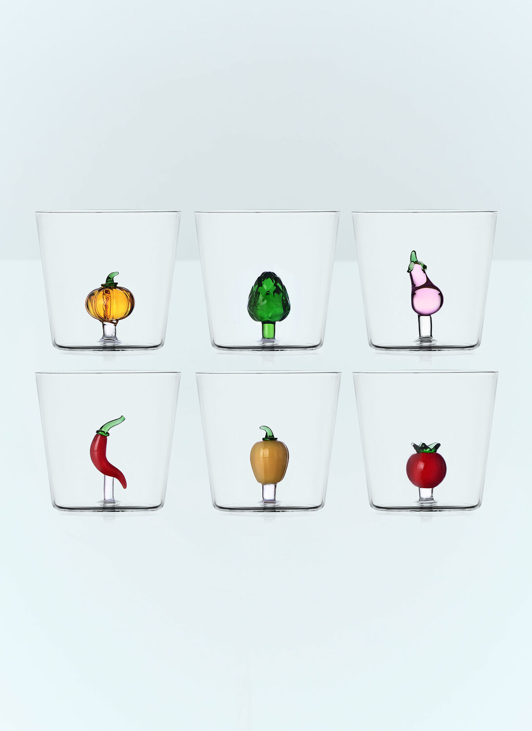 Ichendorf Milano Set Of Six Vegetable Tumblers In Multicolour