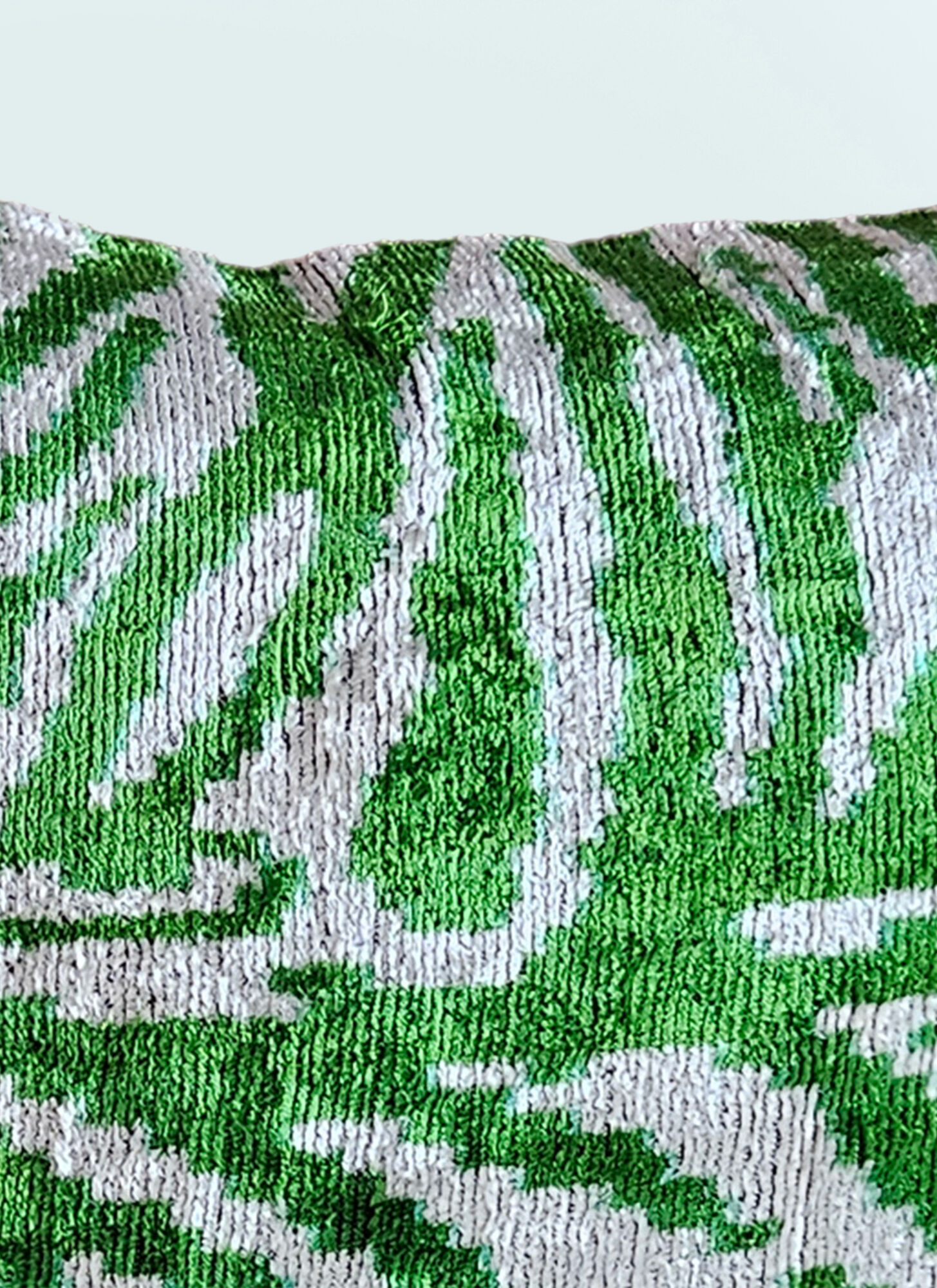  Les-ottomans Les-ottomans Velvet Cushion -  Textiles Geen One Size 