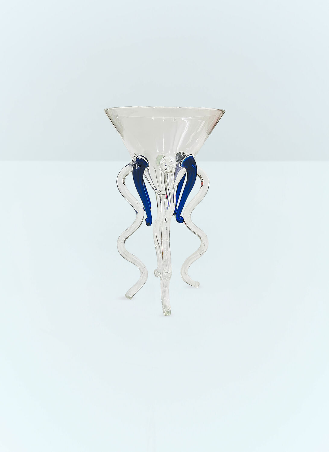 Les-ottomans Medusa Glass In Blue