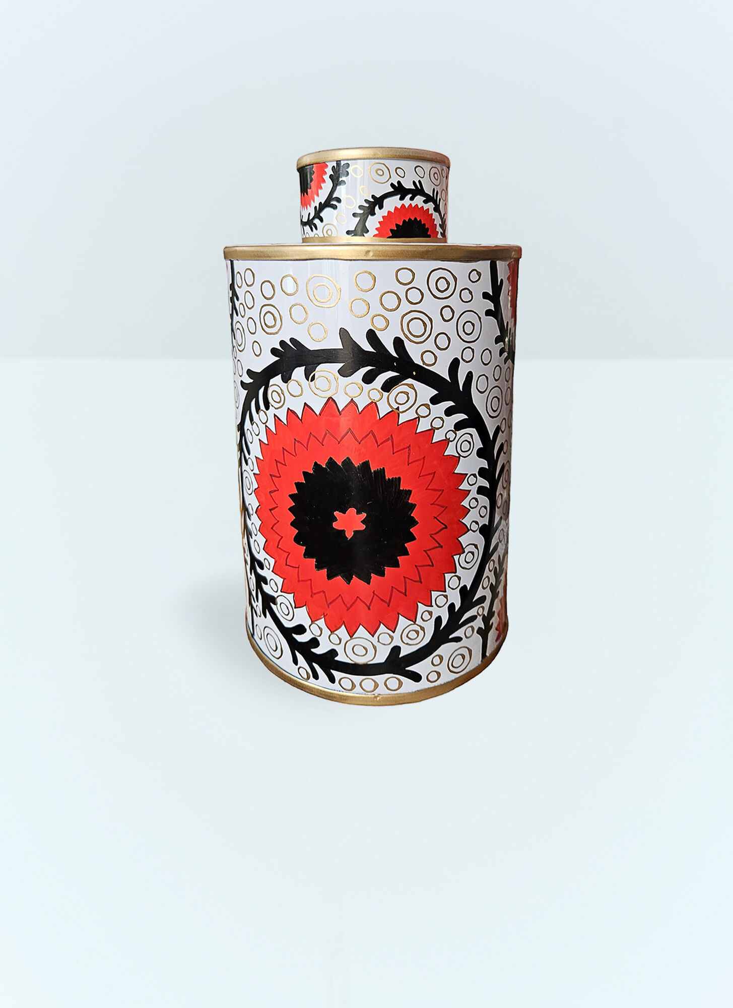 Les-Ottomans Unisex Multicolour Iron Vase - Vases One Size