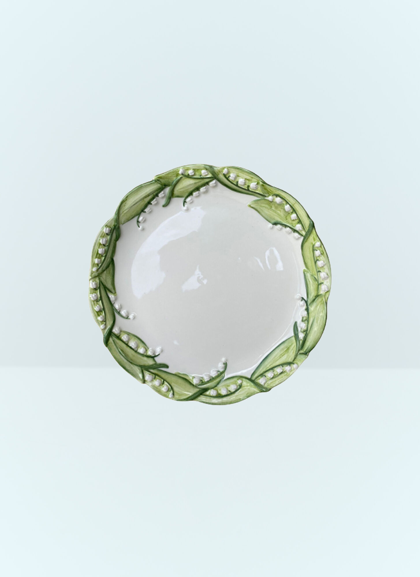 Les-Ottomans Lily Of The Valley Dinner Plate - 厨房 Multicolour One Size