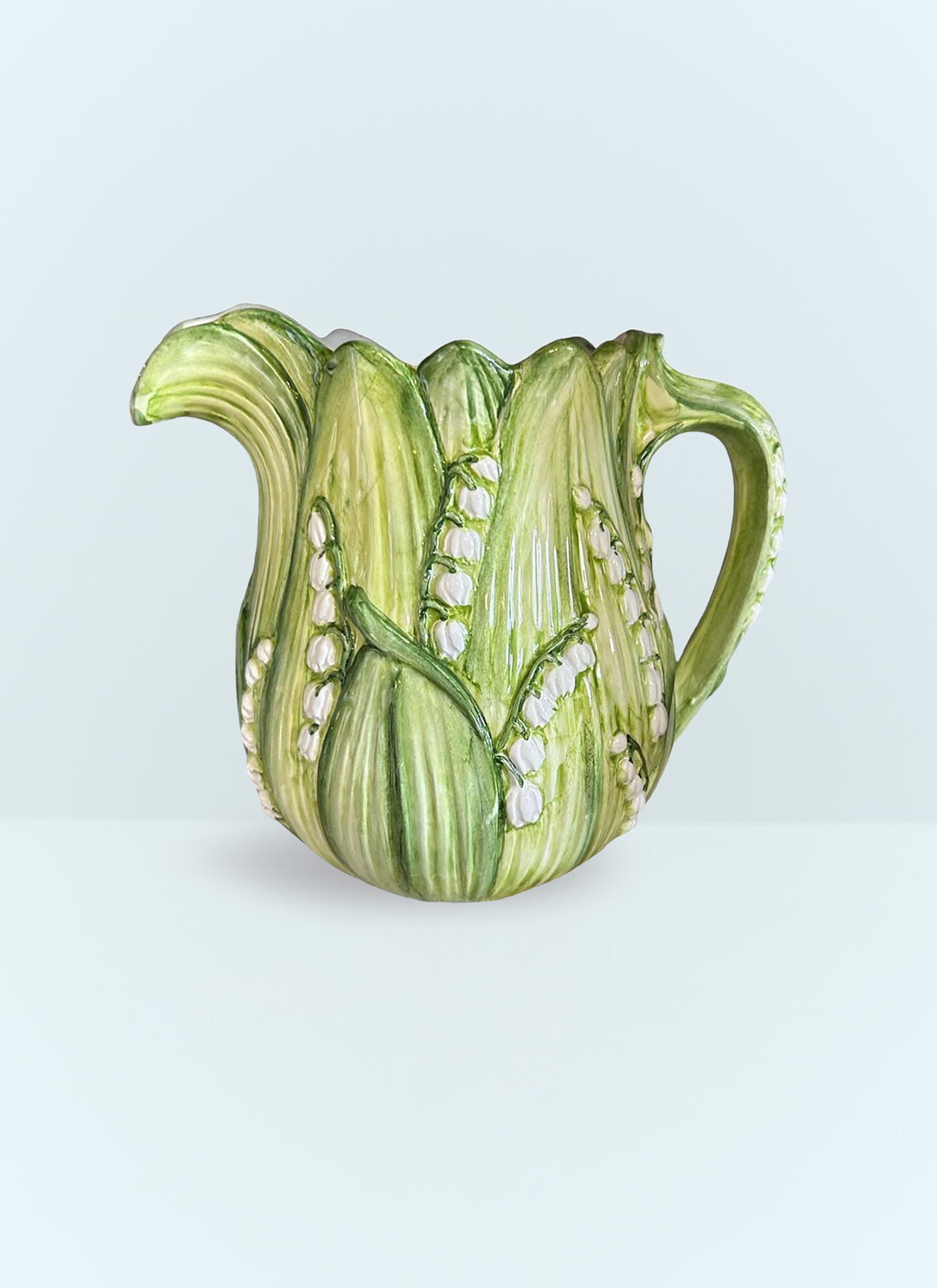 Les-Ottomans Lily Of The Valley Ceramic Jug - 厨房 Multicolour One Size