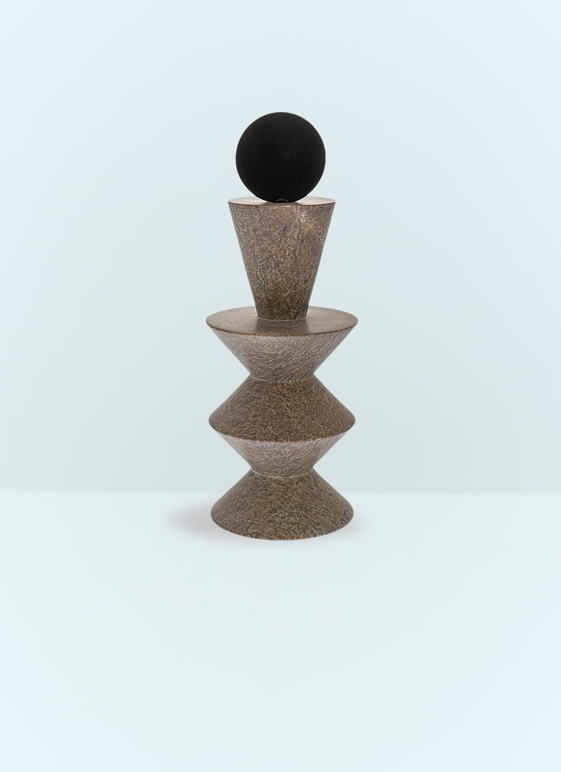 Gardeco Constantin Totem 4 Stone Sculpture In Brown