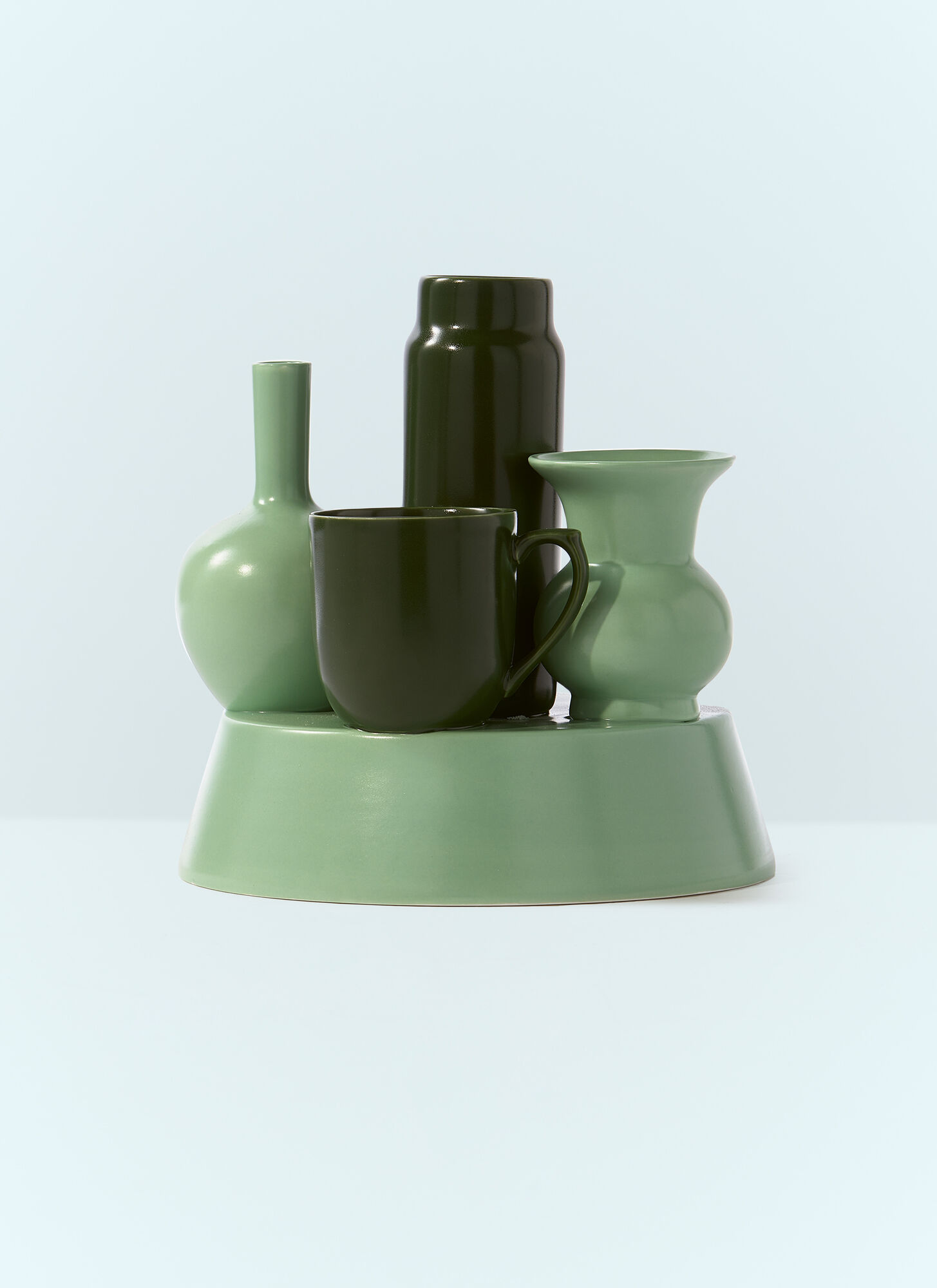 Polspotten Unisex Dark Green Hong Kong Vase - Vases One Size
