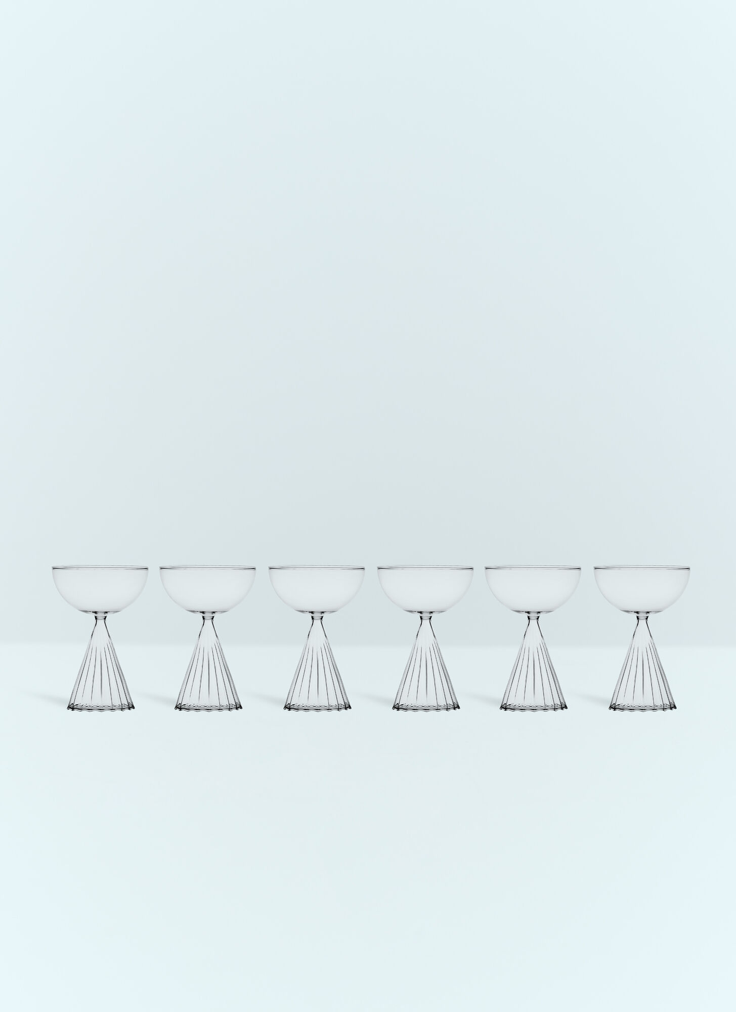Ichendorf Milano Clear Set Of Six Tutu Champagne Glasses - Glassware One Size