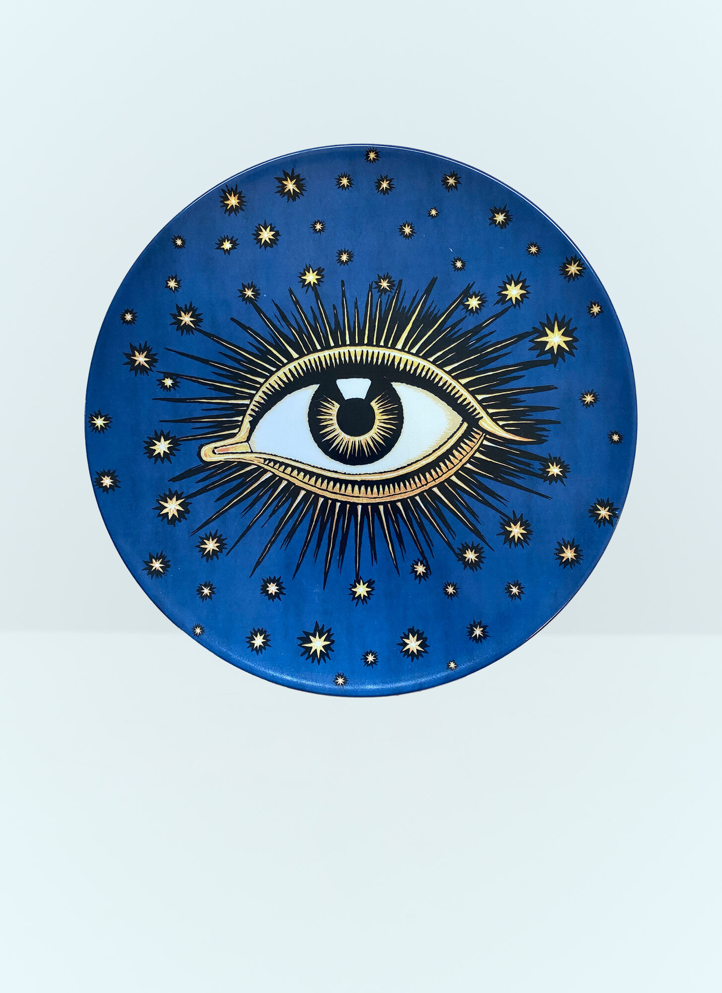 Les-Ottomans Eye Dinner Plate - 厨房 Blue One Size