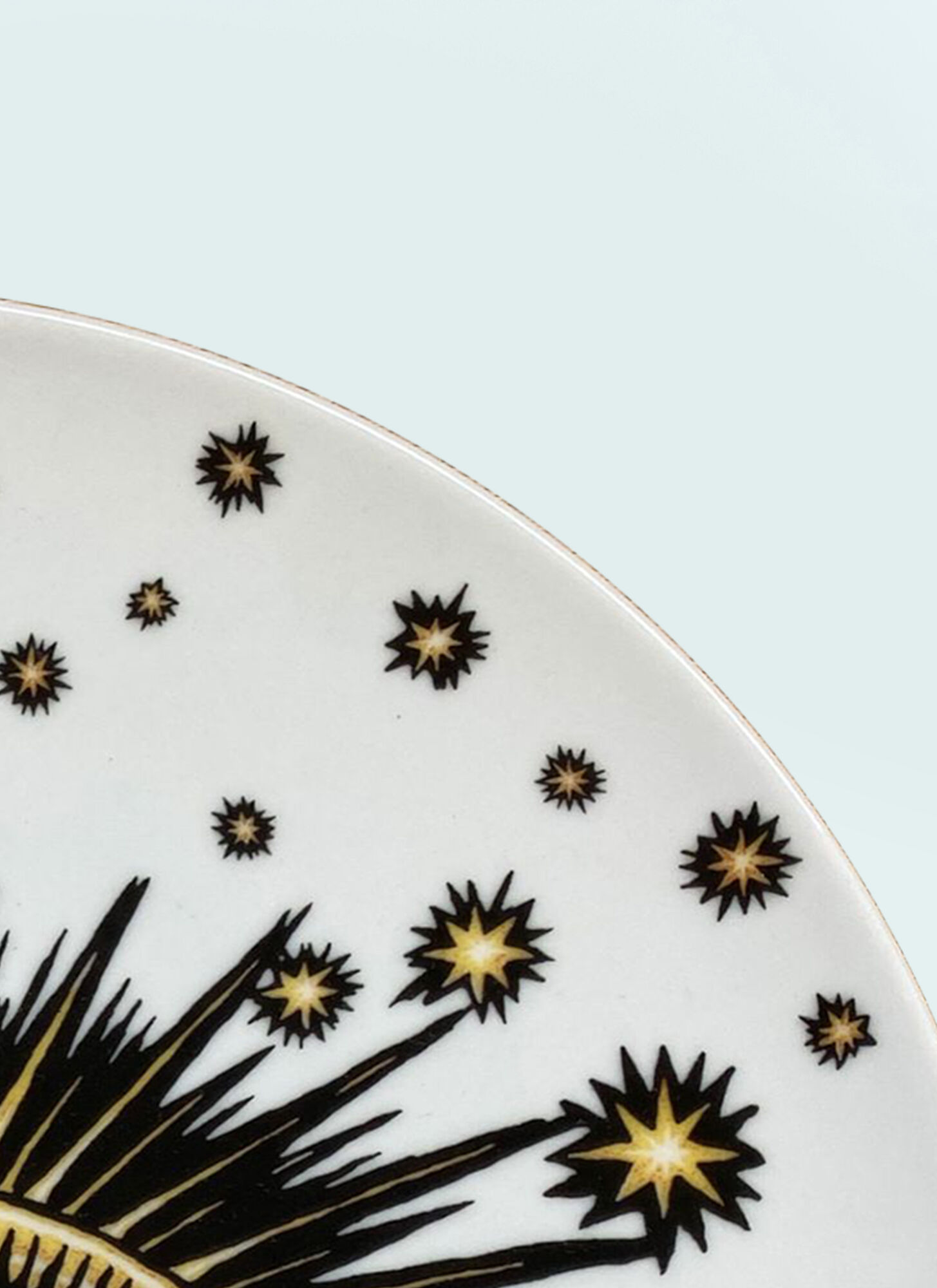  Les-ottomans Les-ottomans Eye Dinner Plate -  Kitchen White One Size 