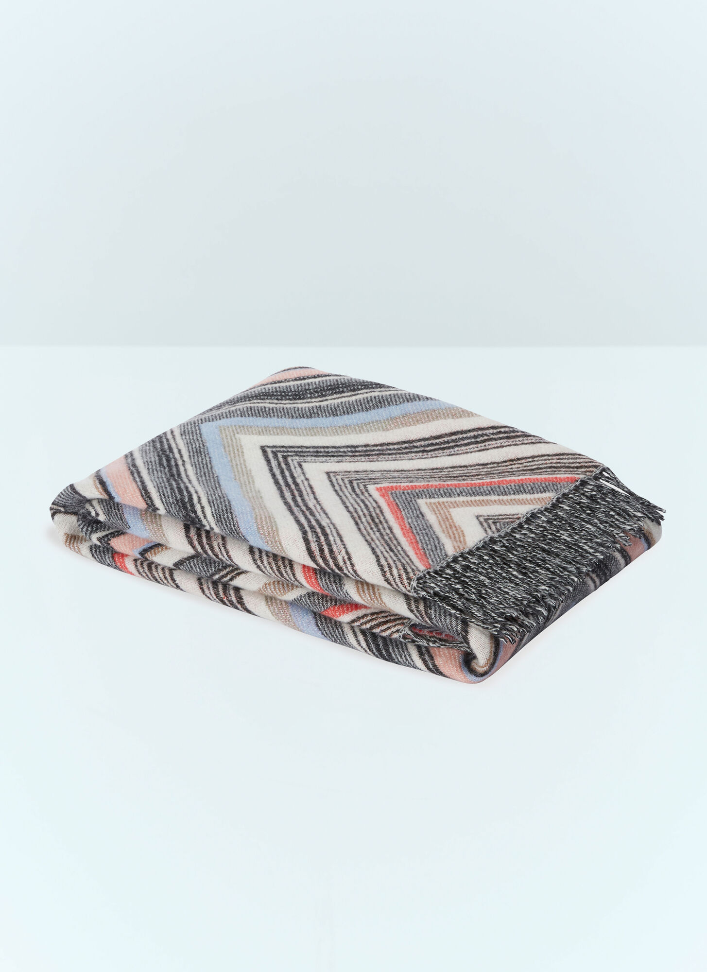 Missoni Unisex Multicolour Chevron Throw - Textiles One Size