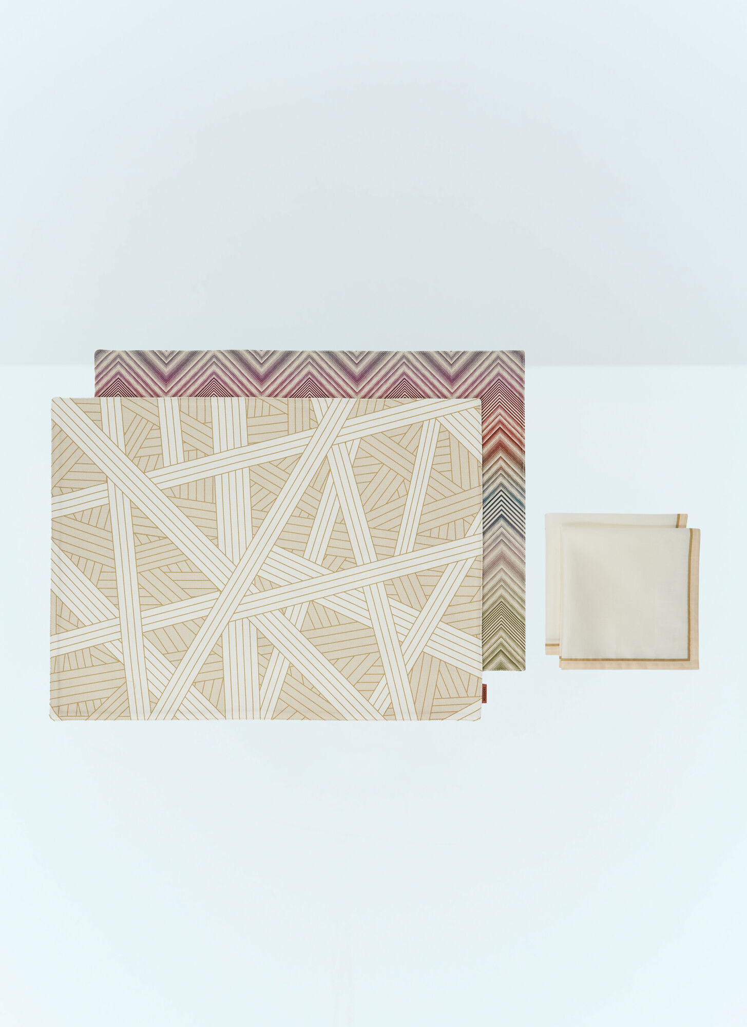 Missoni Unisex Multicolour Set Of Marea And Nastri Placemat And Napkin - Kitchen One Size