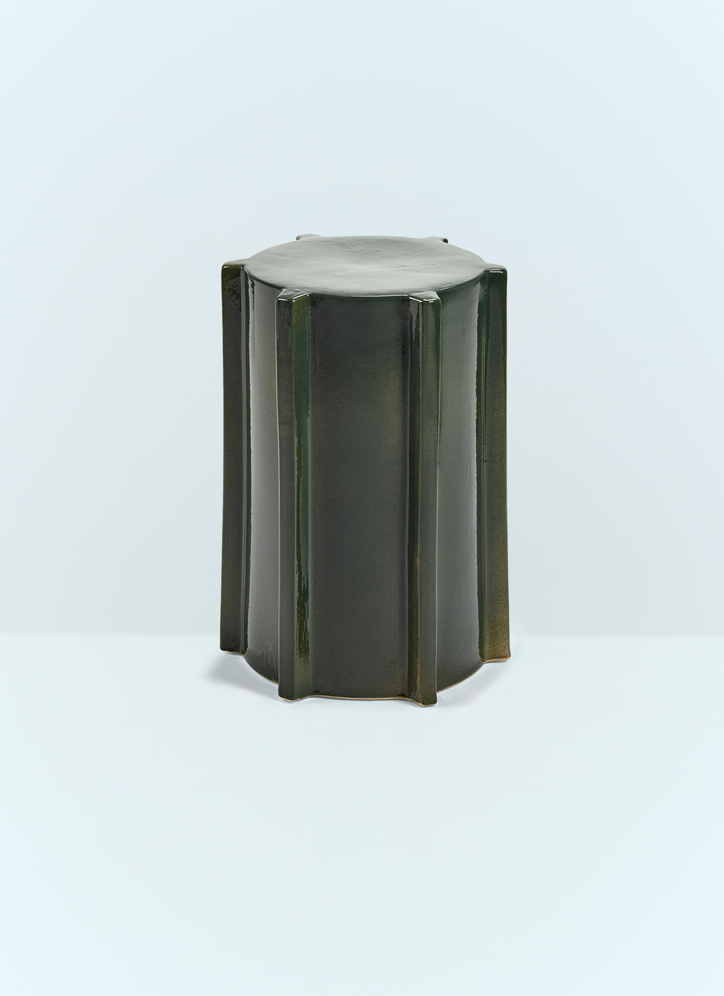 Serax Unisex Dark Green Pawn Side Table - Furniture One Size