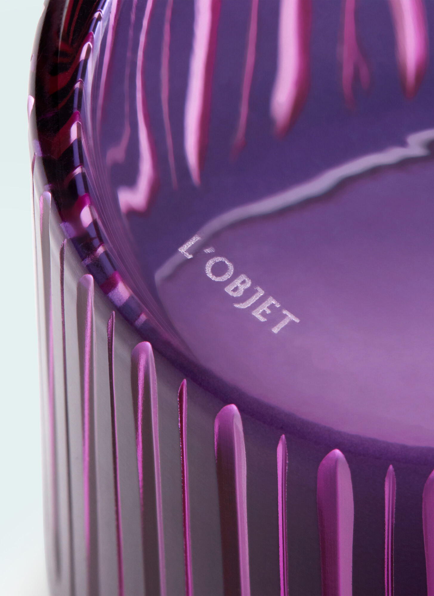 L'objet L'objet Set Of Four Prism Cocktail Glasses -  Glassware Multicolour One Size 