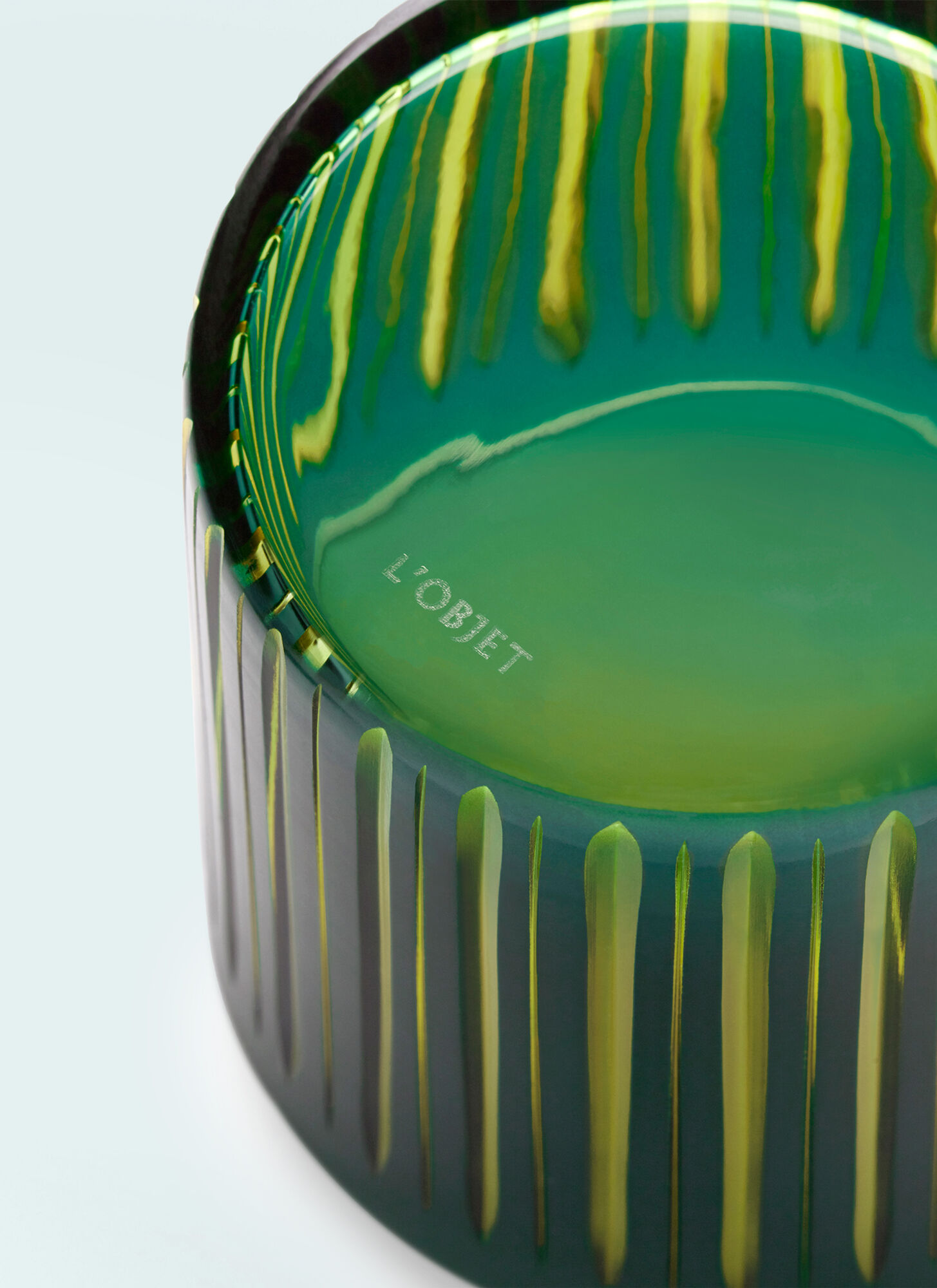  L'objet L'objet Set Of Four Prism Cocktail Glasses -  Glassware Green One Size 