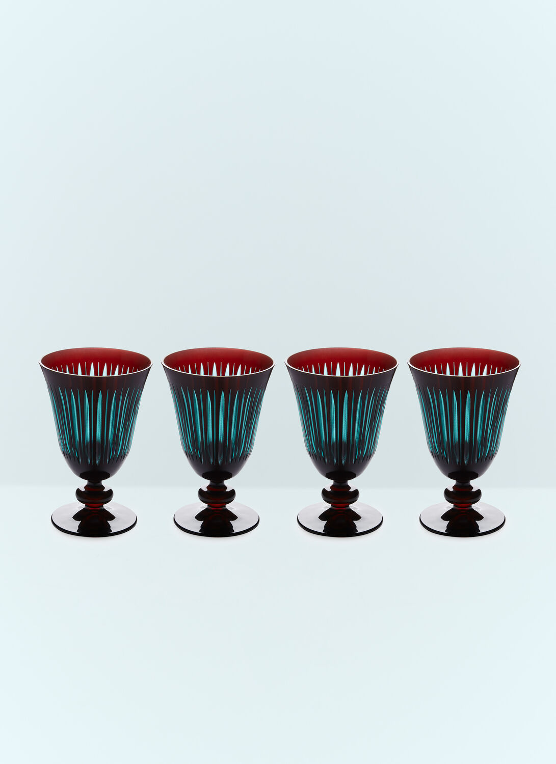 L'objet Glassware Bordeaux Uni In Burgundy