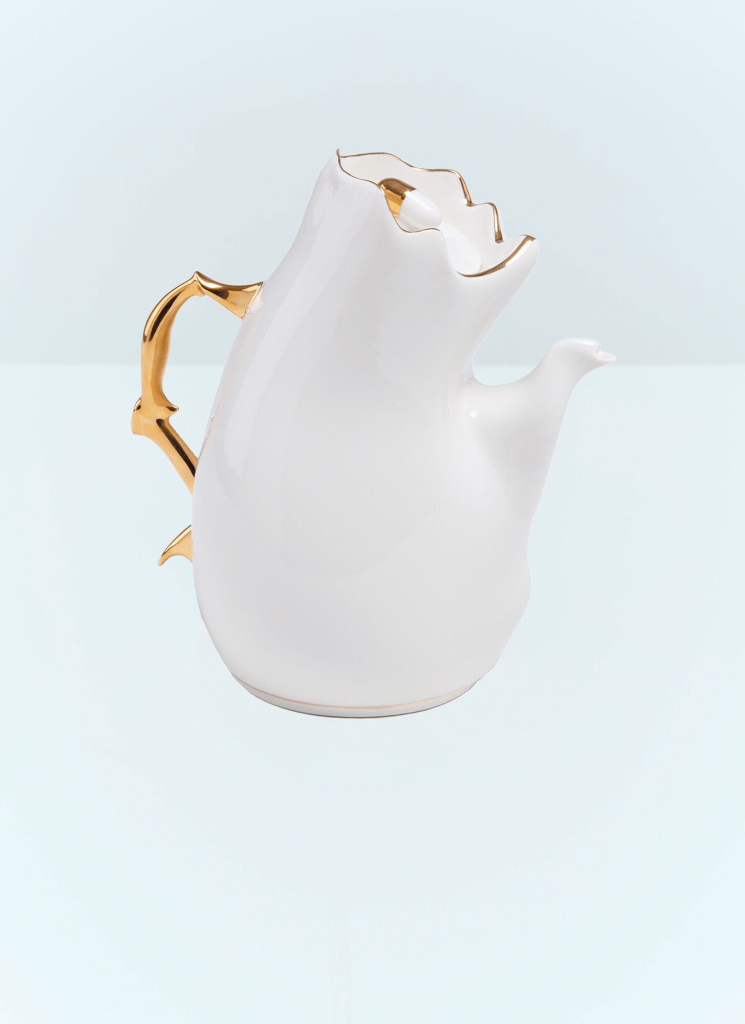 Seletti Unisex White Meltdown Teapot - Tea & Coffee One Size