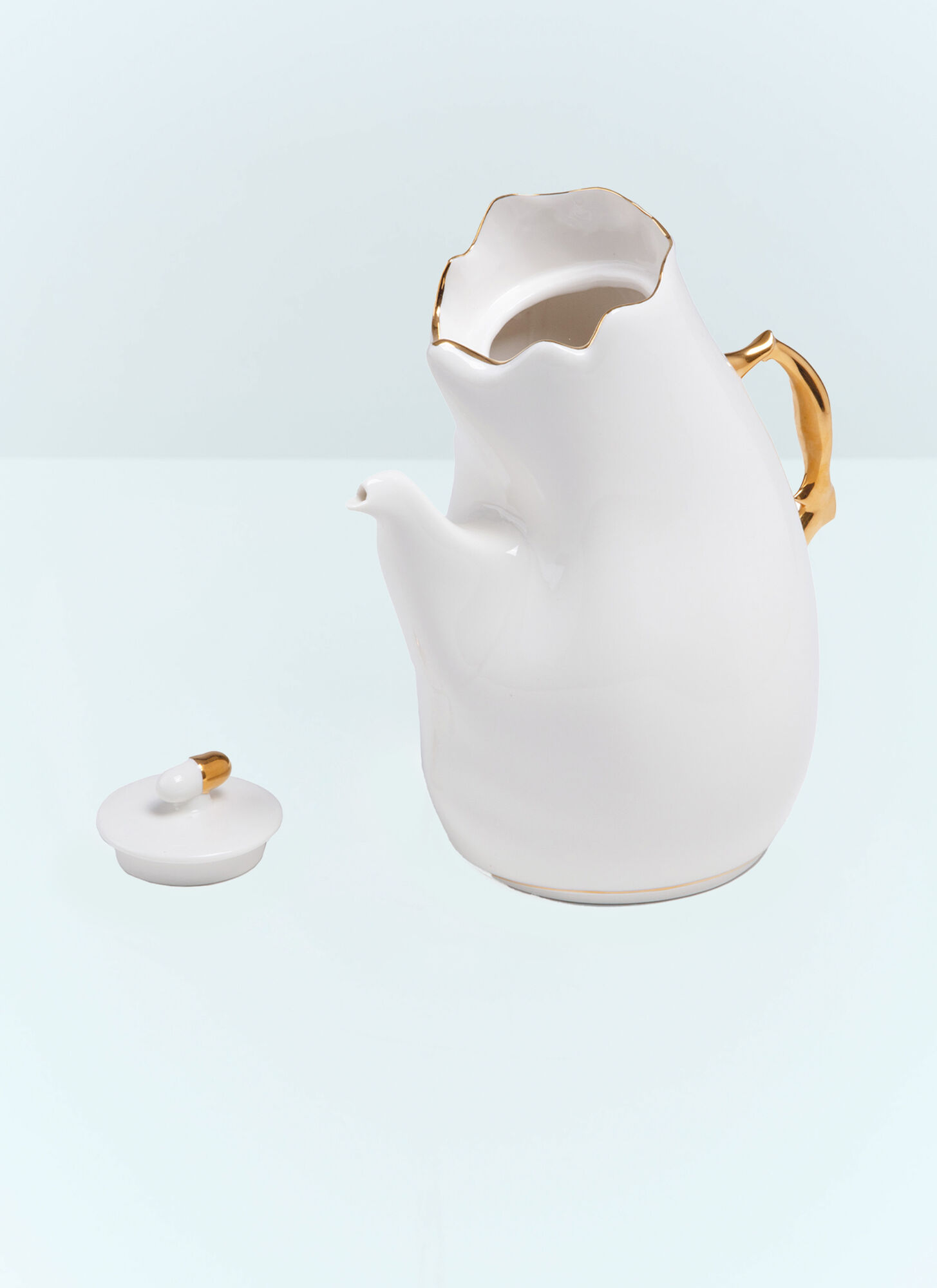  Seletti Seletti Meltdown Teapot -  Tea & Coffee White One Size 