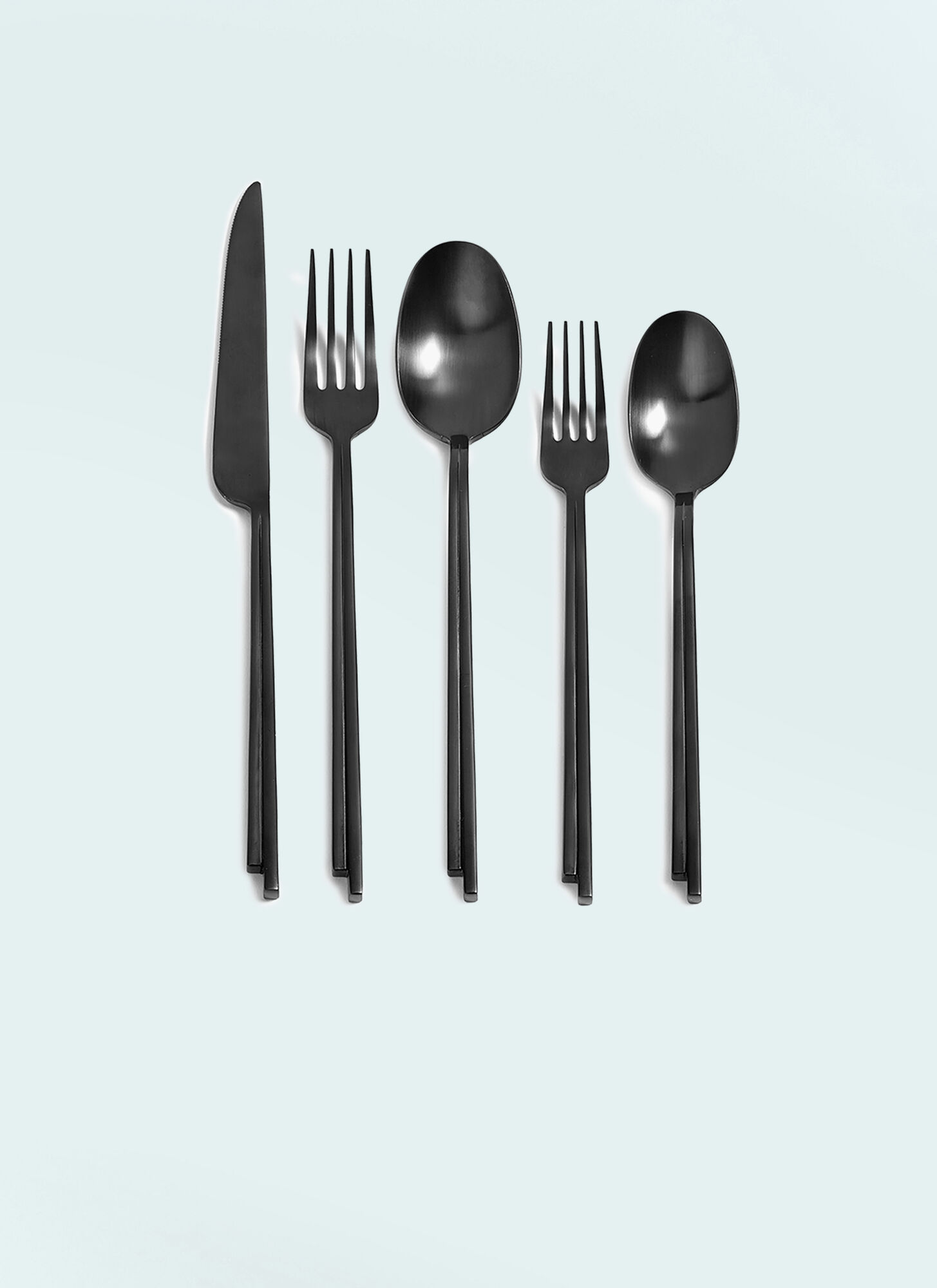 Serax Unisex Black Dune Cutlery Set - Arts De La Table One Size