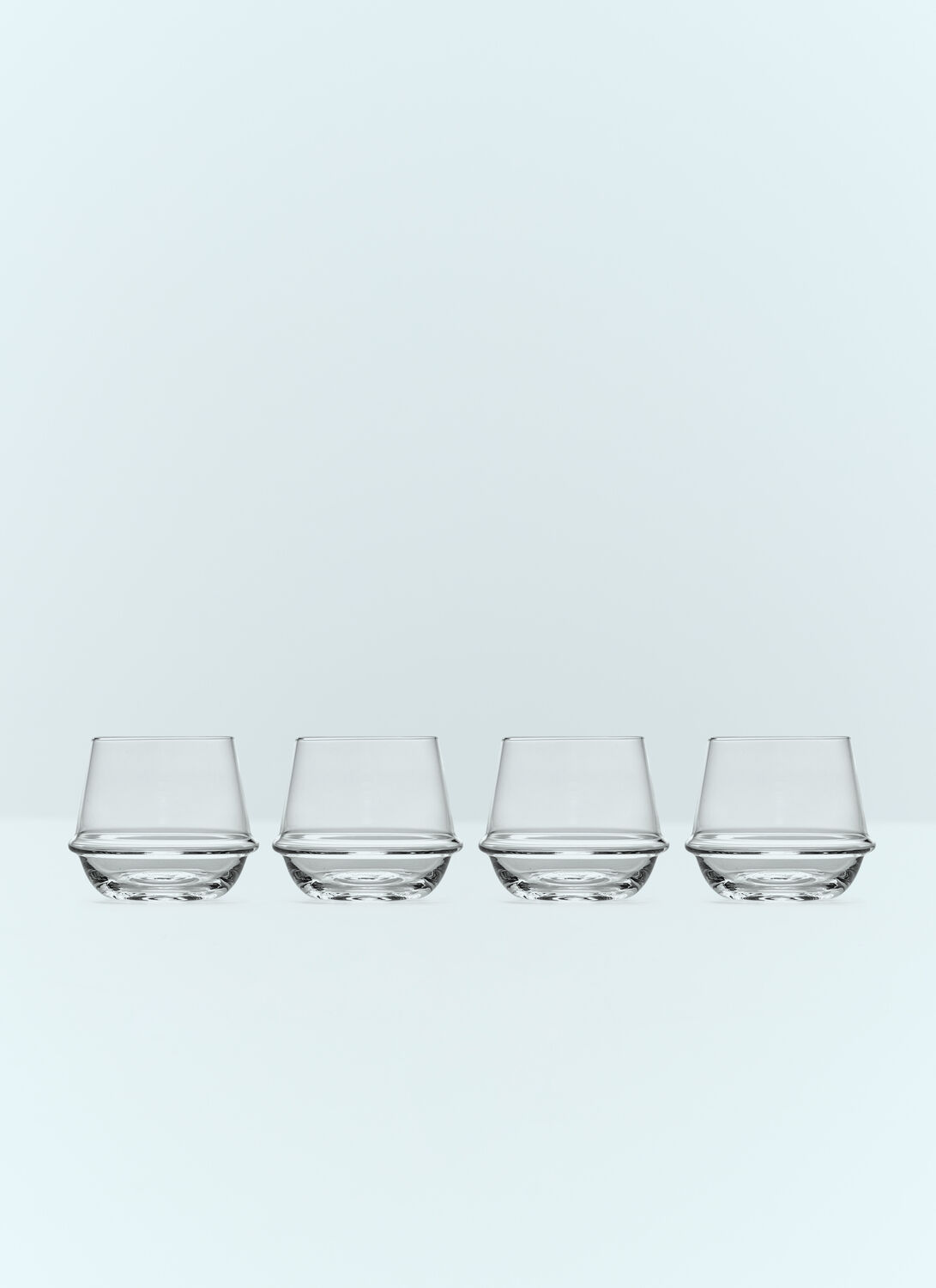 Serax Set Of Four Dune Tumblers In Clear