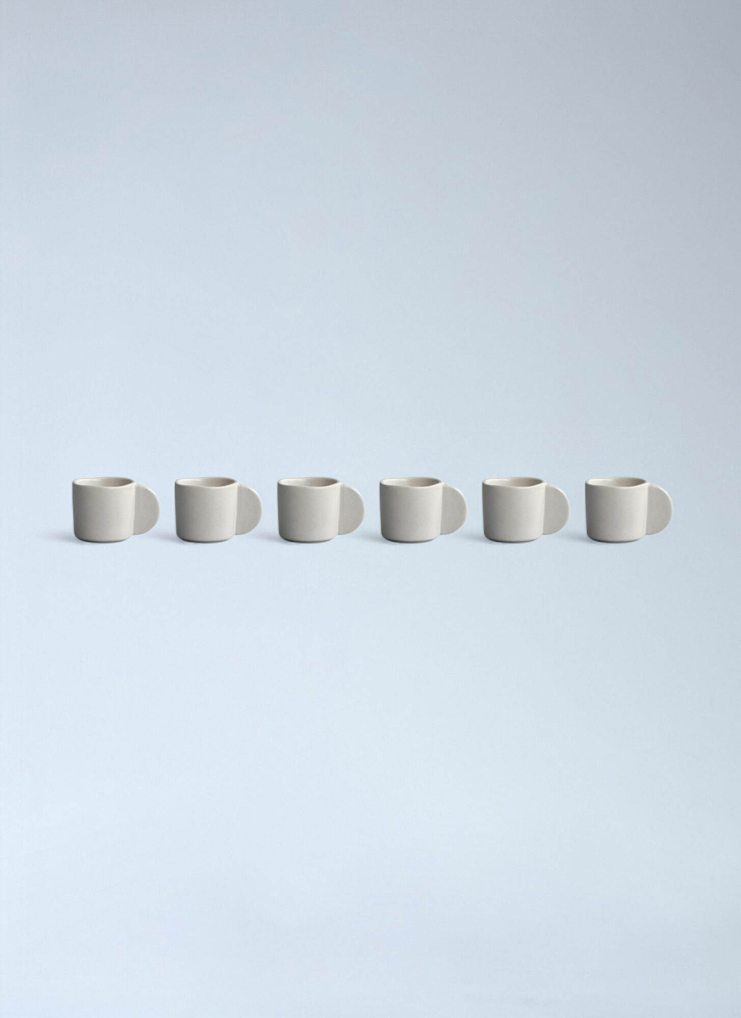 101 Copenhagen Unisex Cream Set Of Six Native Espresso Cups - Tea & Coffee One Size