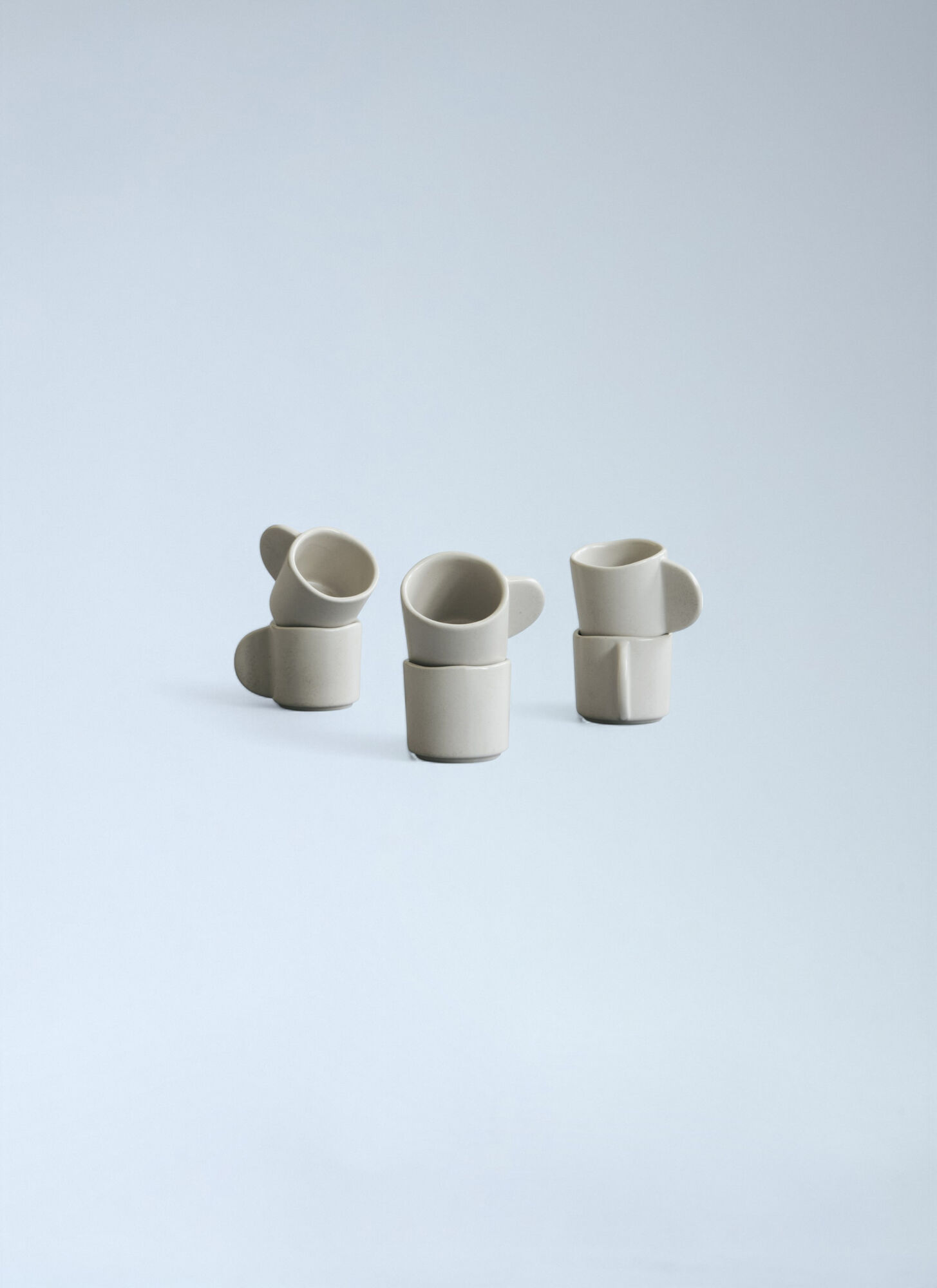  101 Copenhagen 101 Copenhagen Set Of Six Native Espresso Cups -  Tea & Coffee Cream One Size 