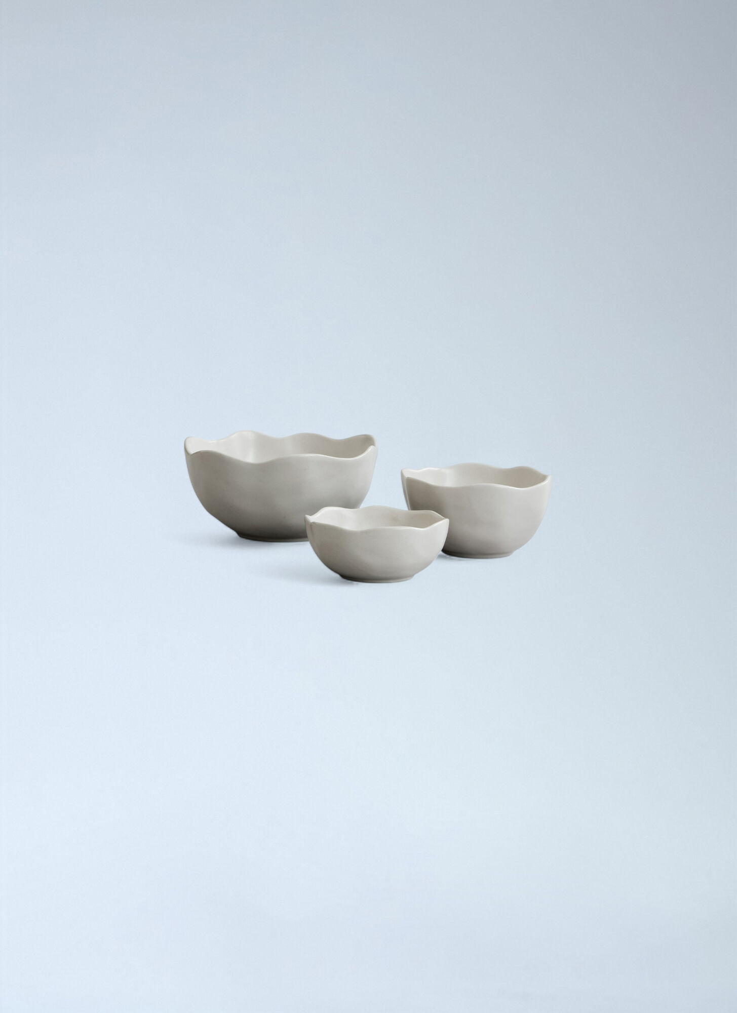 101 Copenhagen Unisex Cream Set Of Three Native Bowls - Kitchen One Size