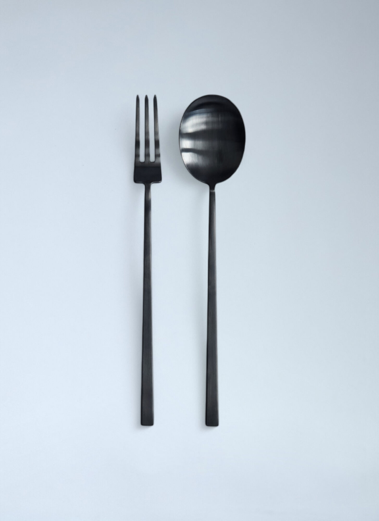 101 Copenhagen Unisex Black Kogei Salad Servers - Kitchen One Size