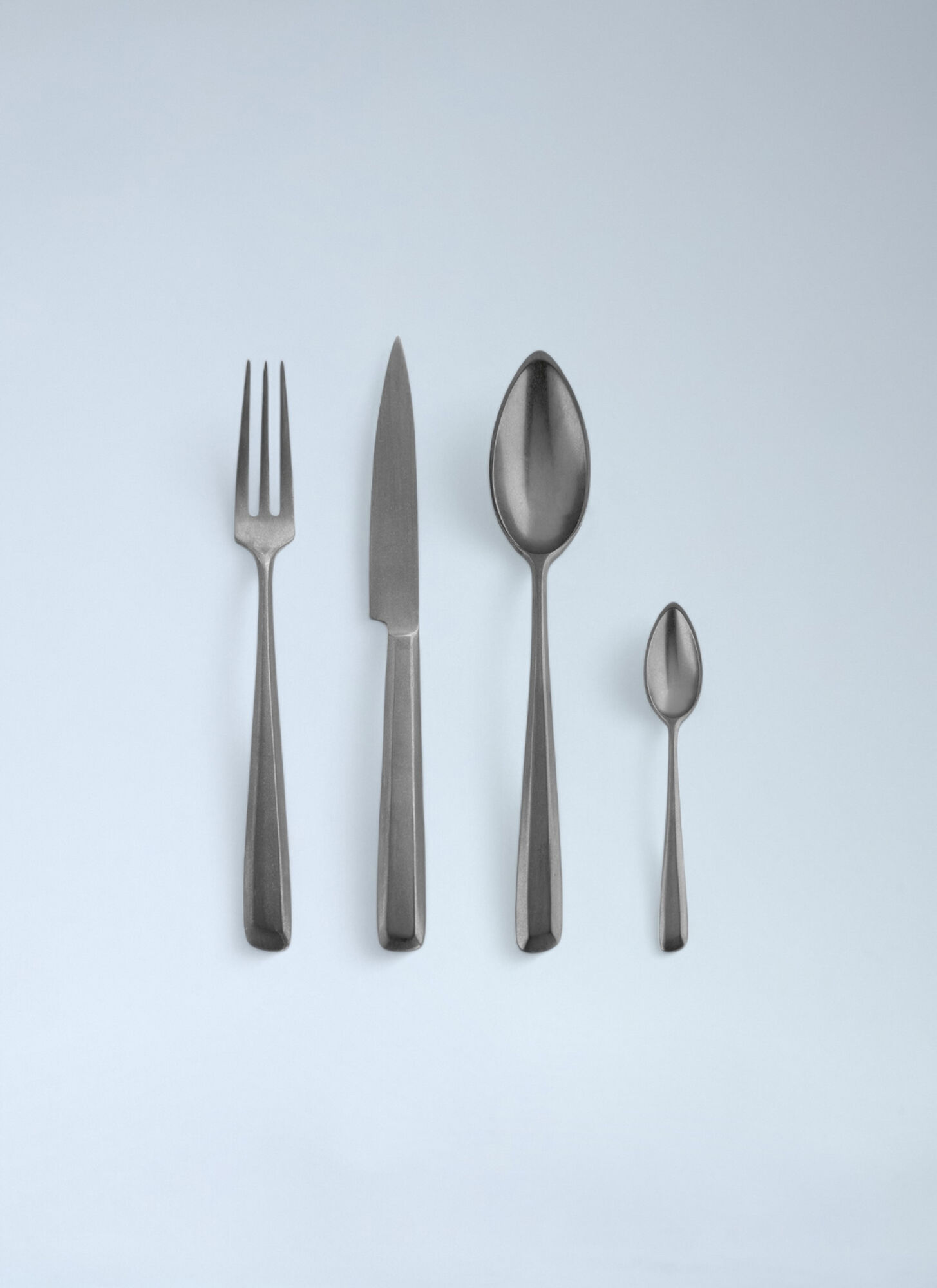 Serax X Ann Demeulemeester Unisex Grey Matt Zoe Cutlery Box - Kitchen One Size