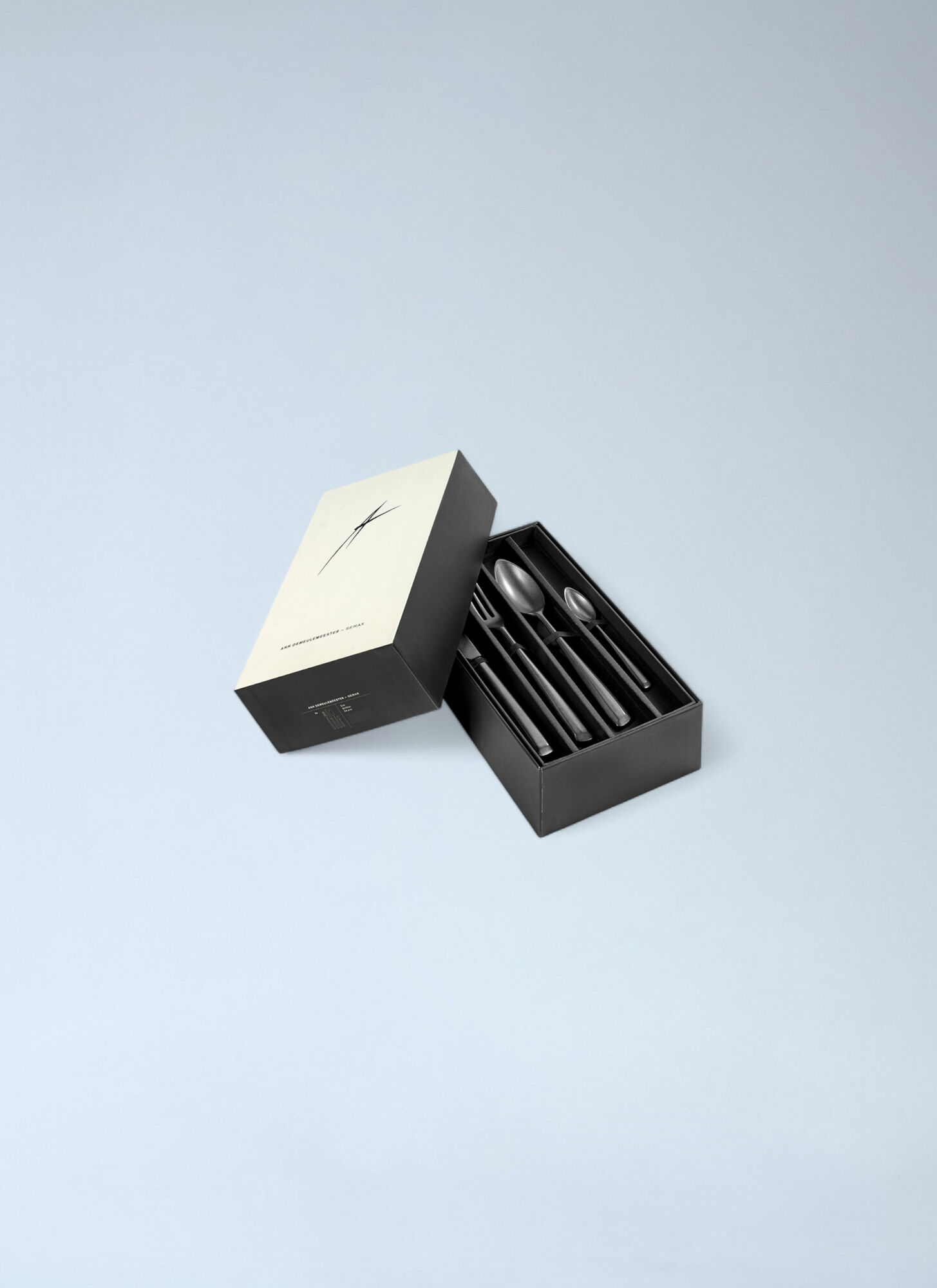 Serax X Ann Demeulemeester Serax X Ann Demeulemeester Matt Zoe Cutlery Box -  Kitchen  Grey One Size 