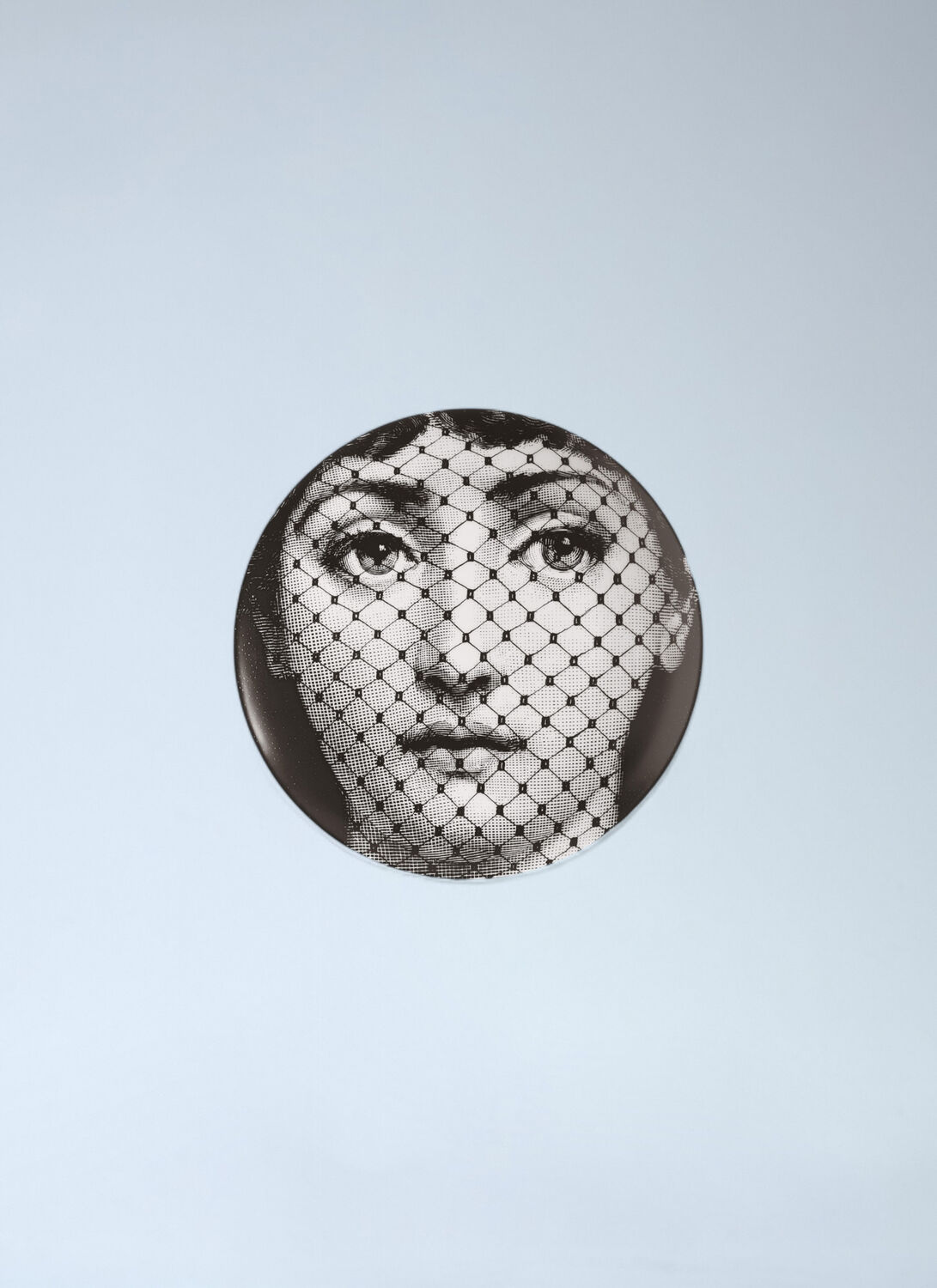 Fornasetti Tema E Variazioni N.78 Wall Plate In White