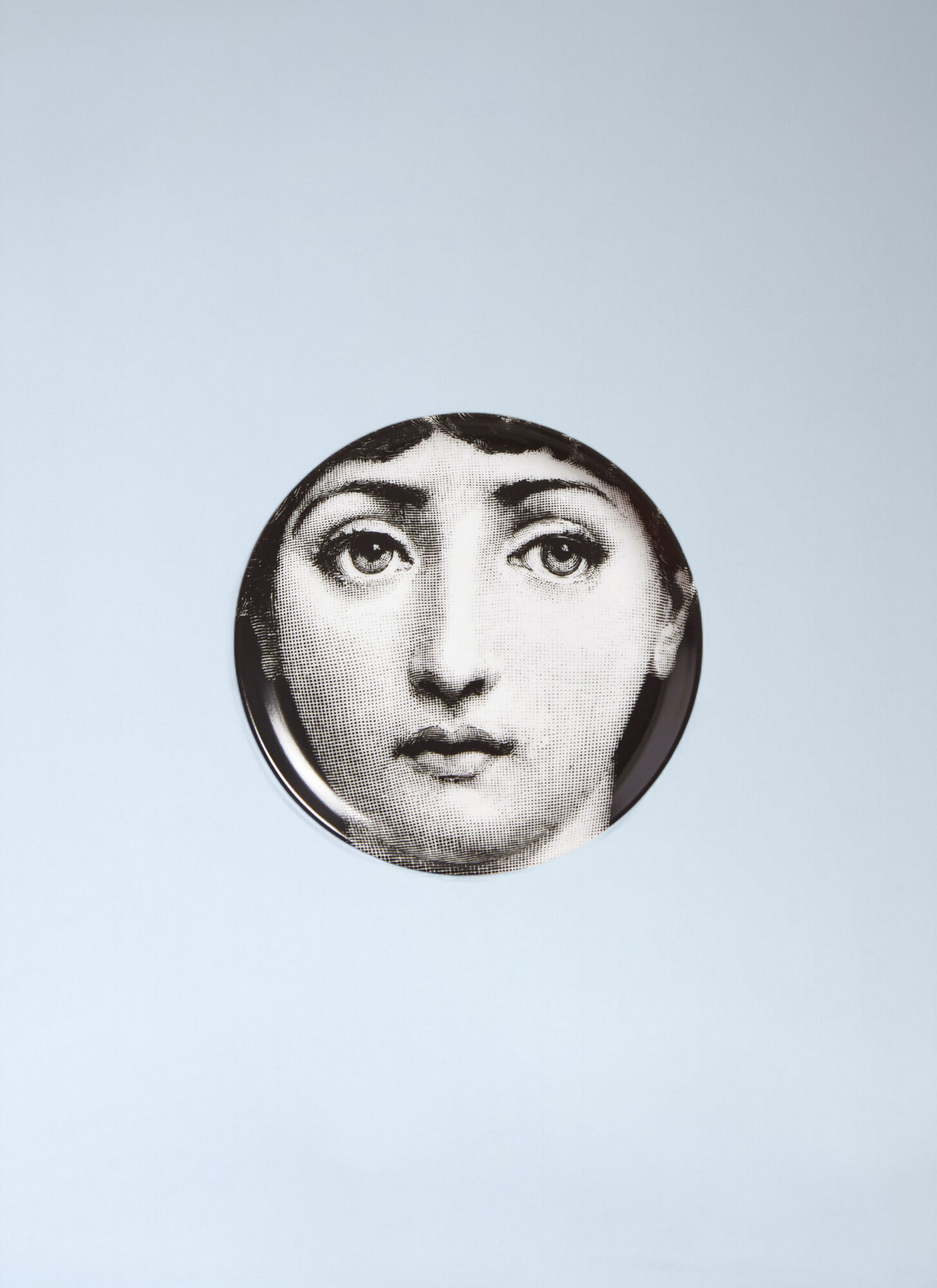 Fornasetti Unisex Black Tema E Variazioni N.1 Coaster - Kitchen One Size