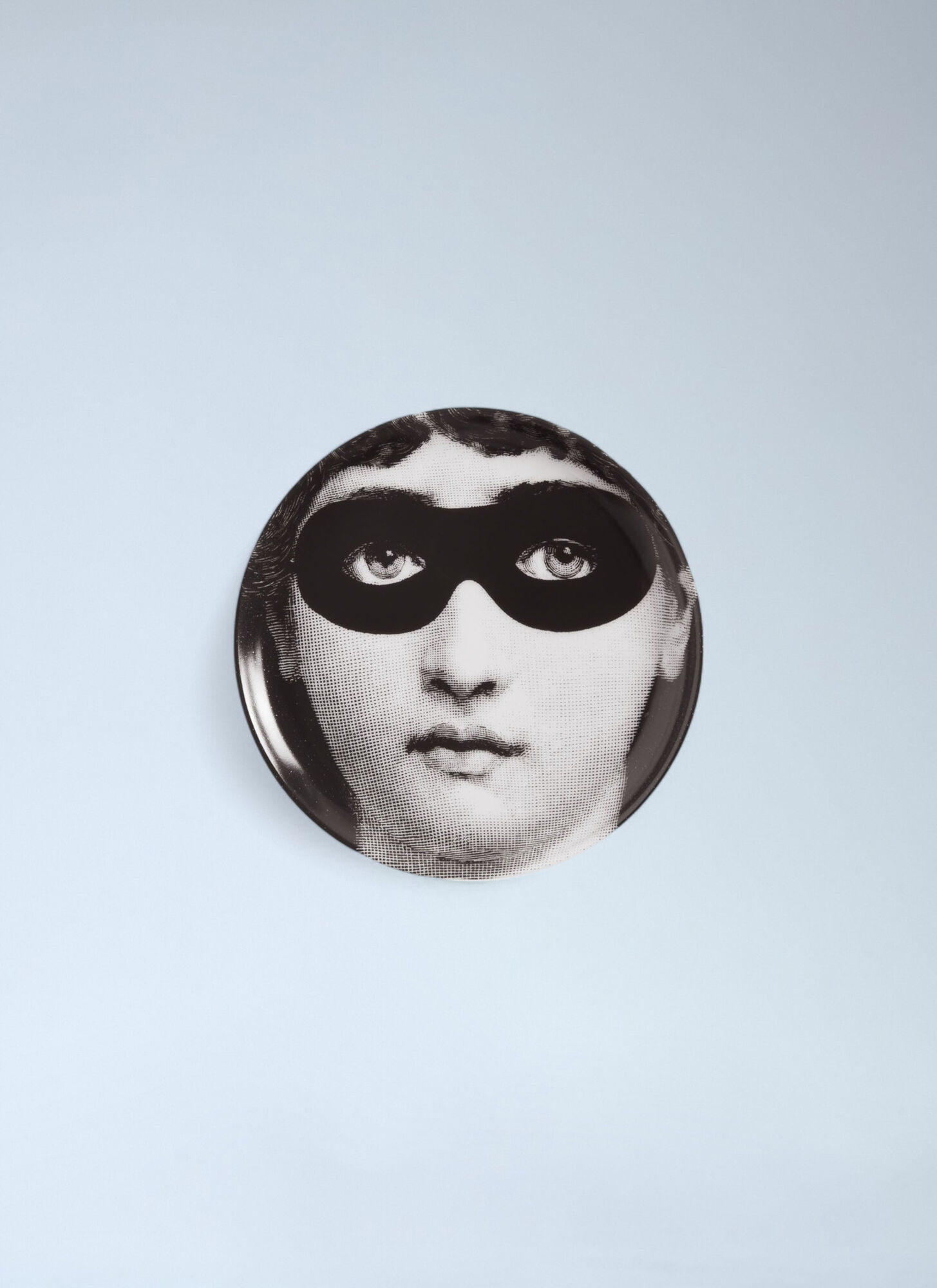 Fornasetti Unisex Black Tema E Variazioni N.22 Coaster - Kitchen One Size
