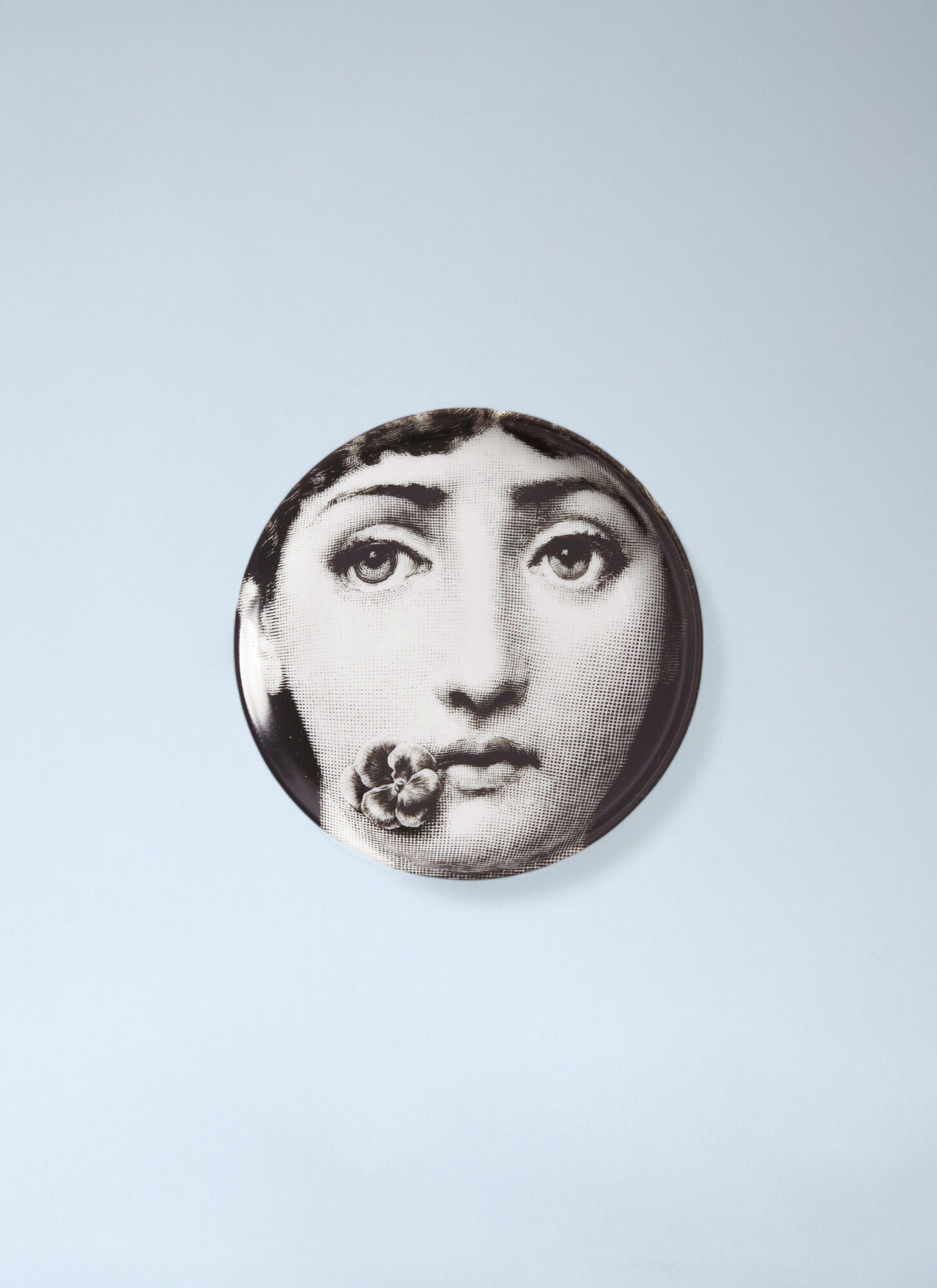 Fornasetti Unisex Black Tema E Variazioni N. 137 Coaster - Kitchen One Size