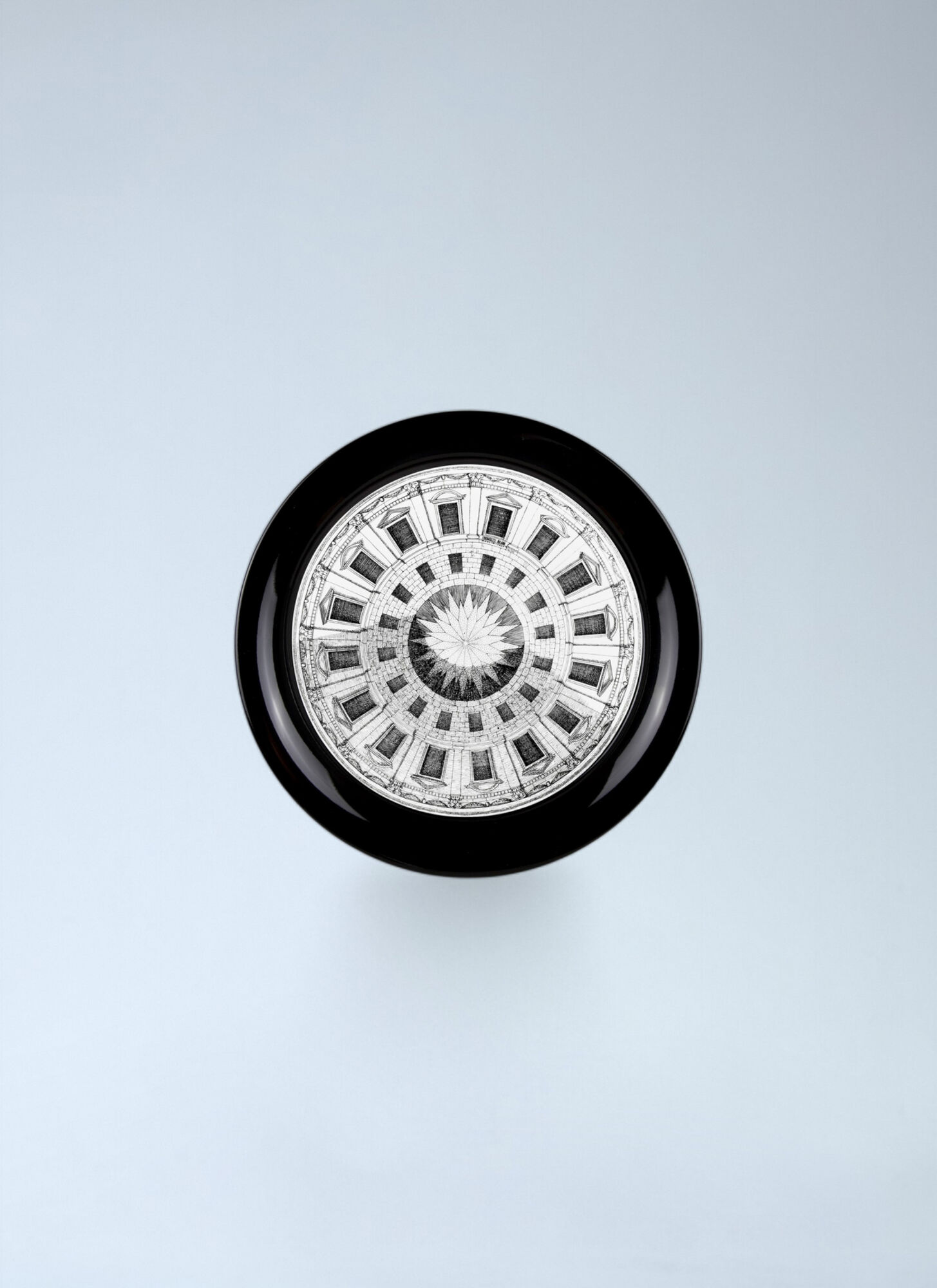 Fornasetti Cortile N.2 Tray - 厨房 Black One Size