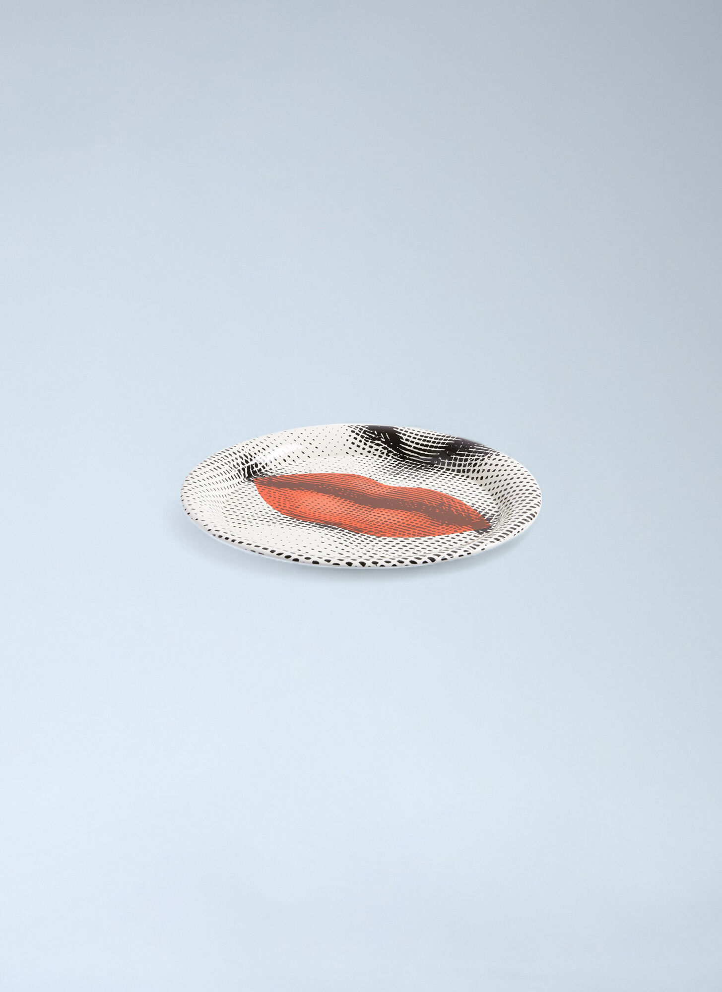  Fornasetti Fornasetti Bocca Tray -  Kitchen  White One Size 