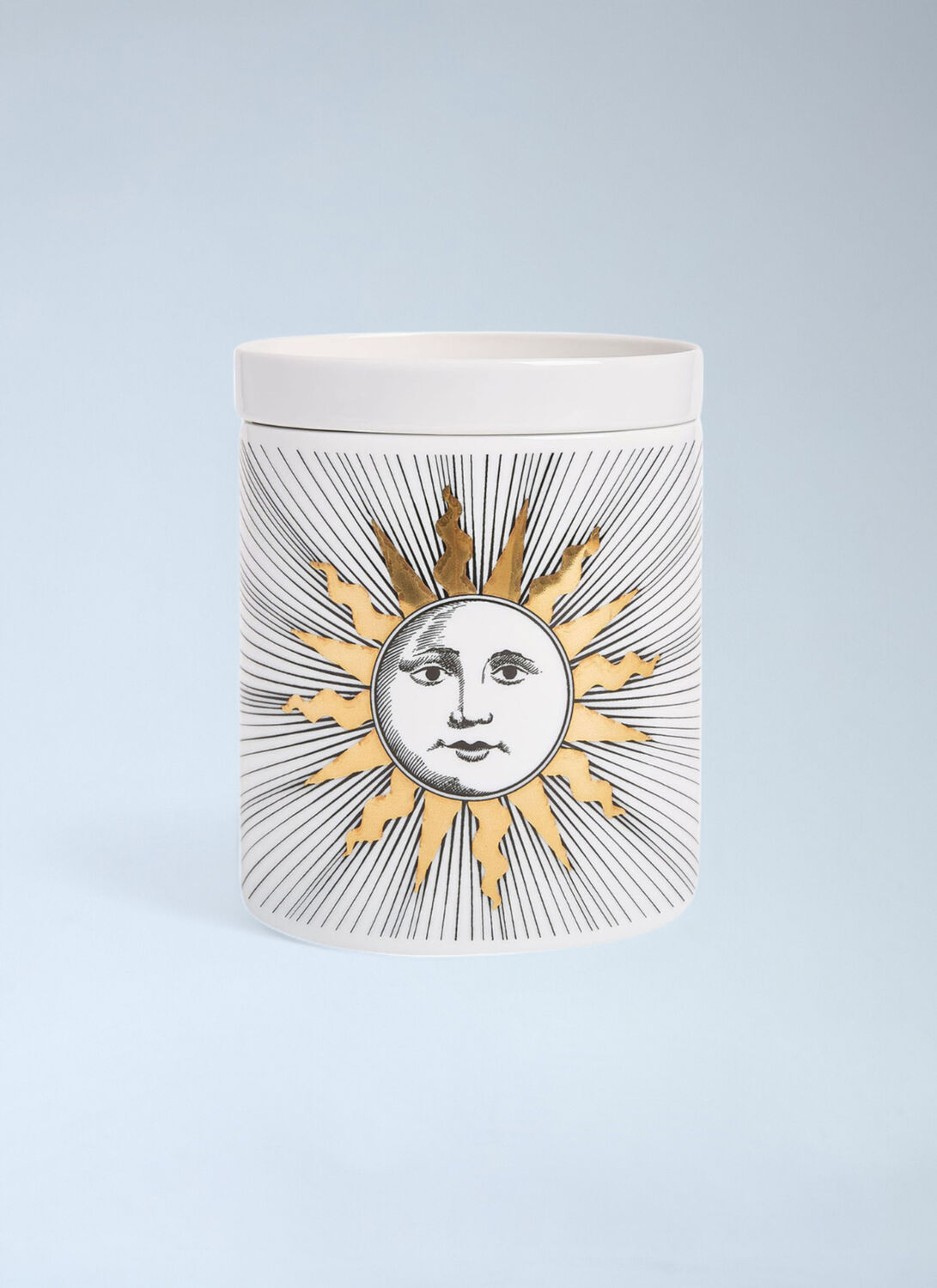 Fornasetti Immaginazione Nel Mentre Large Candle In Gold