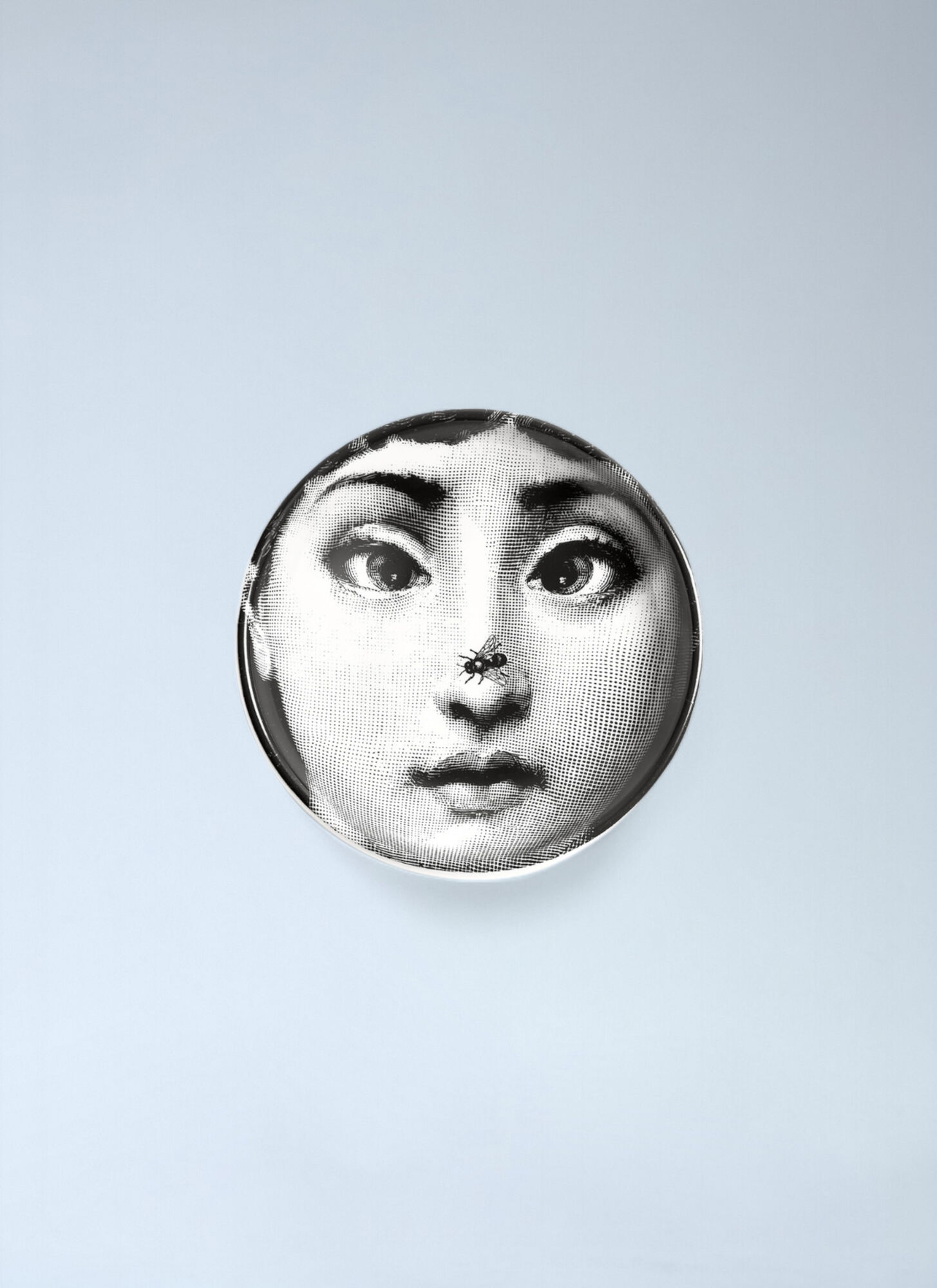 Fornasetti Unisex Black Tema E Variazioni N.363 Ashtray - Kitchen One Size