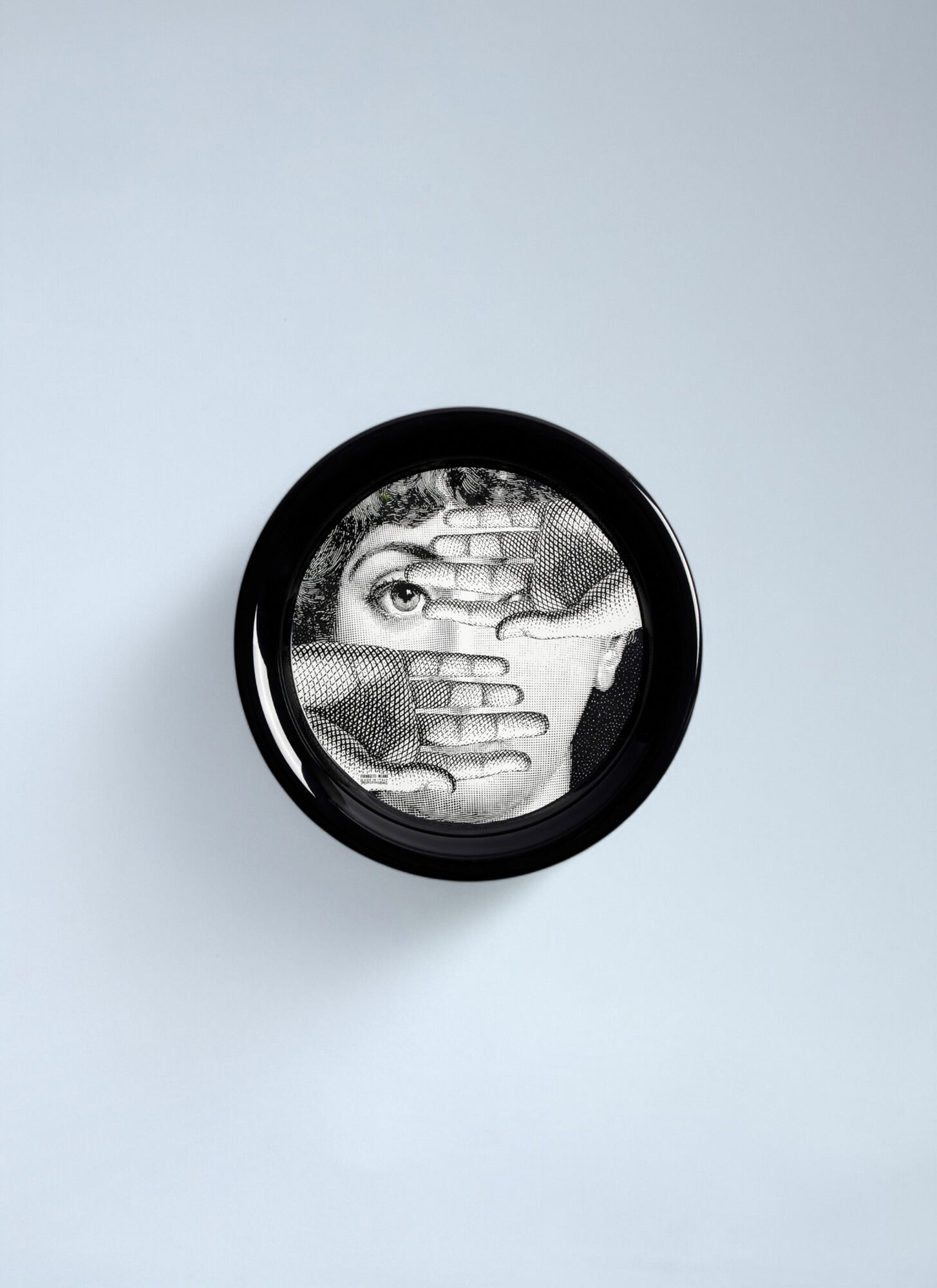 Fornasetti Unisex Black Tema E Variazioni N.154 Tray - Kitchen One Size