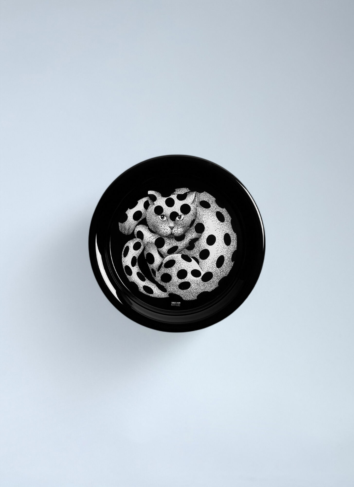 Fornasetti High Fidelity Tray - 厨房 Black One Size