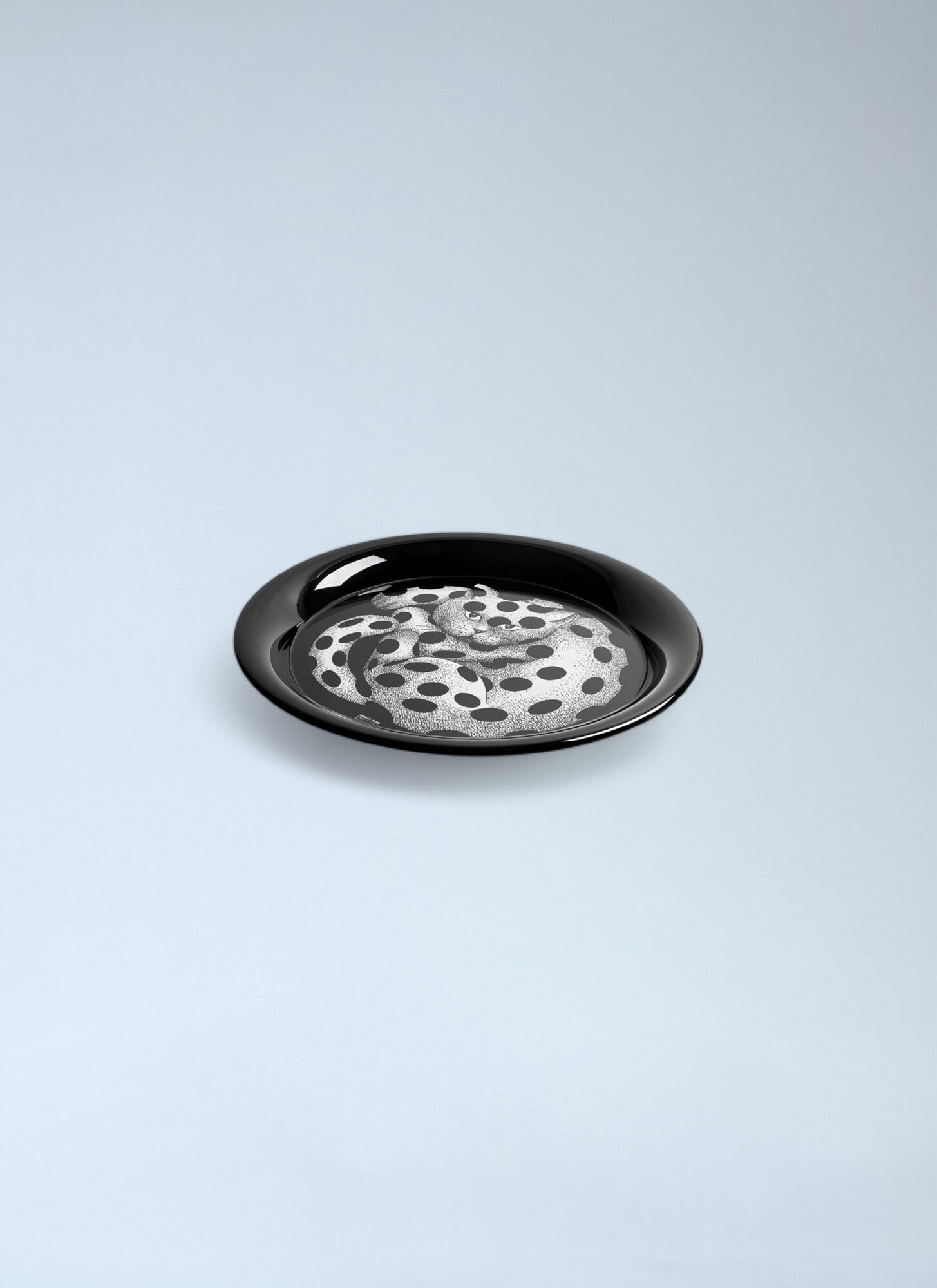  Fornasetti Fornasetti High Fidelity Tray -  Kitchen Black One Size 