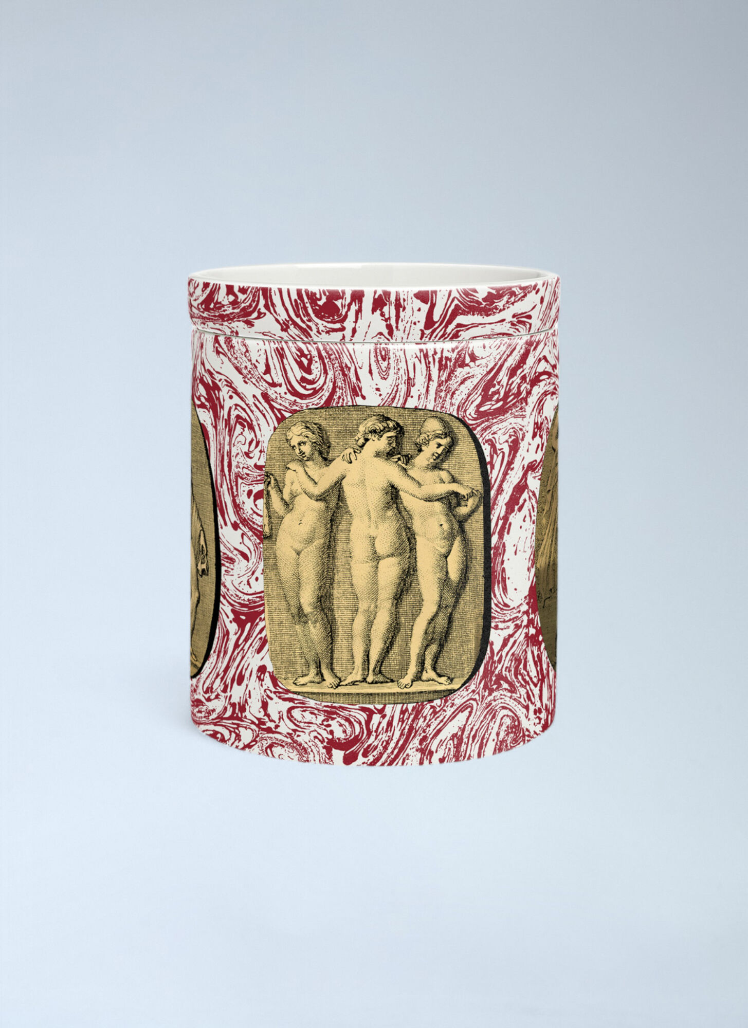 Fornasetti Unisex Multicolour Large Nel Mentre Reperti Candle - Candles & Scents One Size