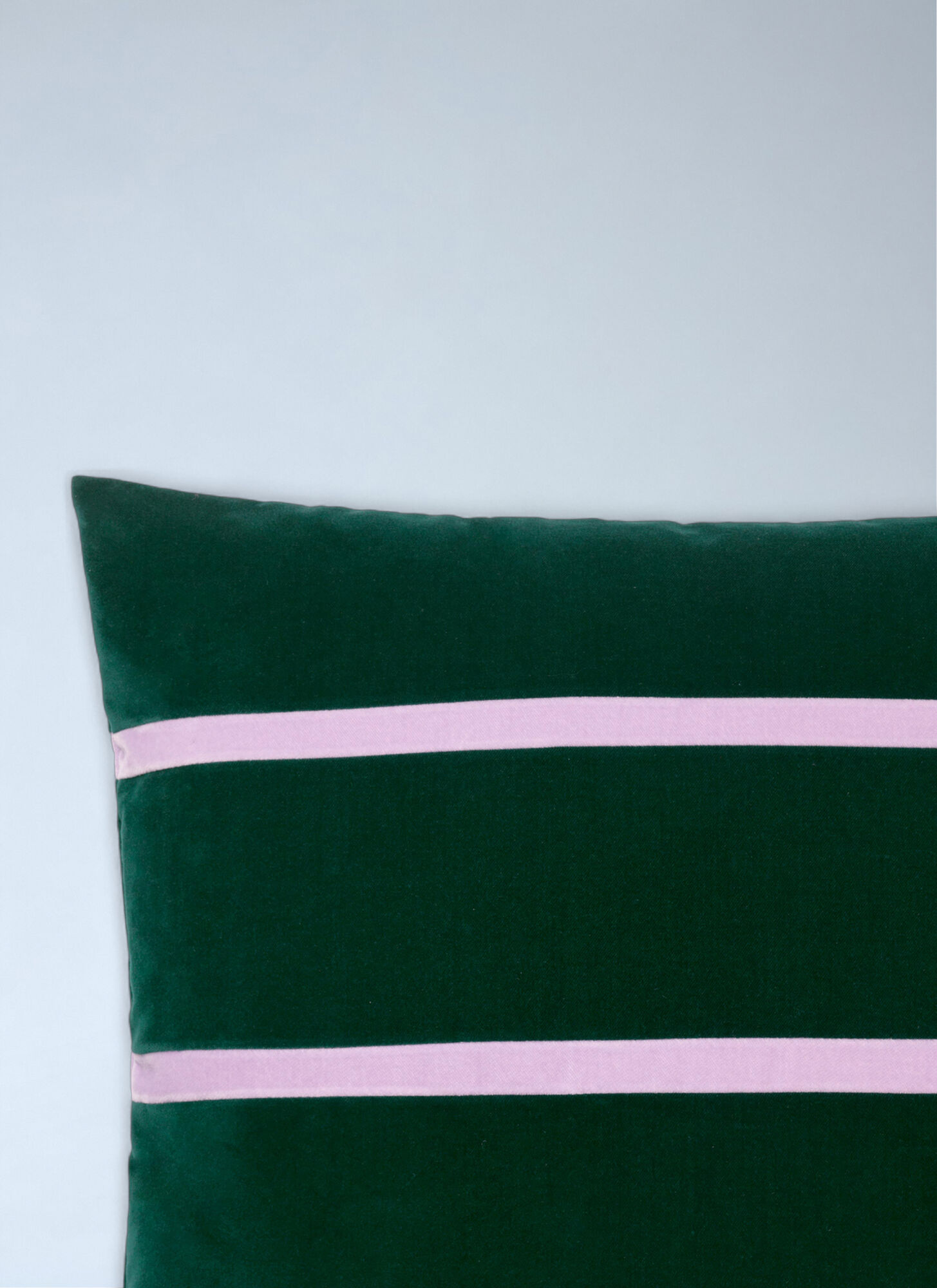  Christina Lundsteen Christina Lundsteen Striped Velvet Cushion -  Textiles Multicolour One Size 