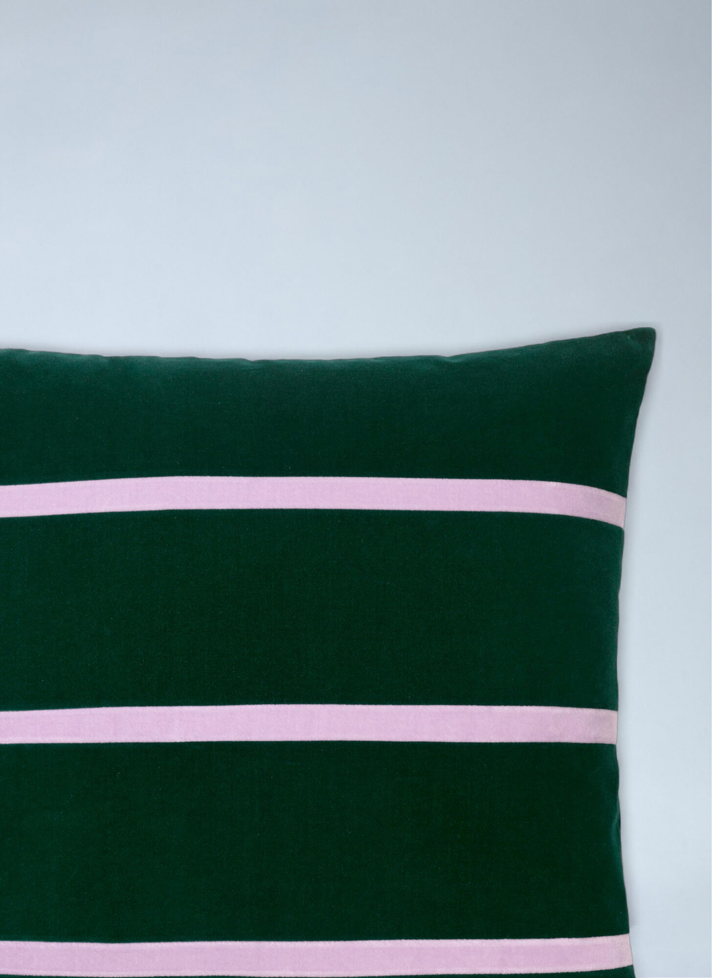  Christina Lundsteen Christina Lundsteen Striped Velvet Cushion -  Textiles Multicolour One Size 