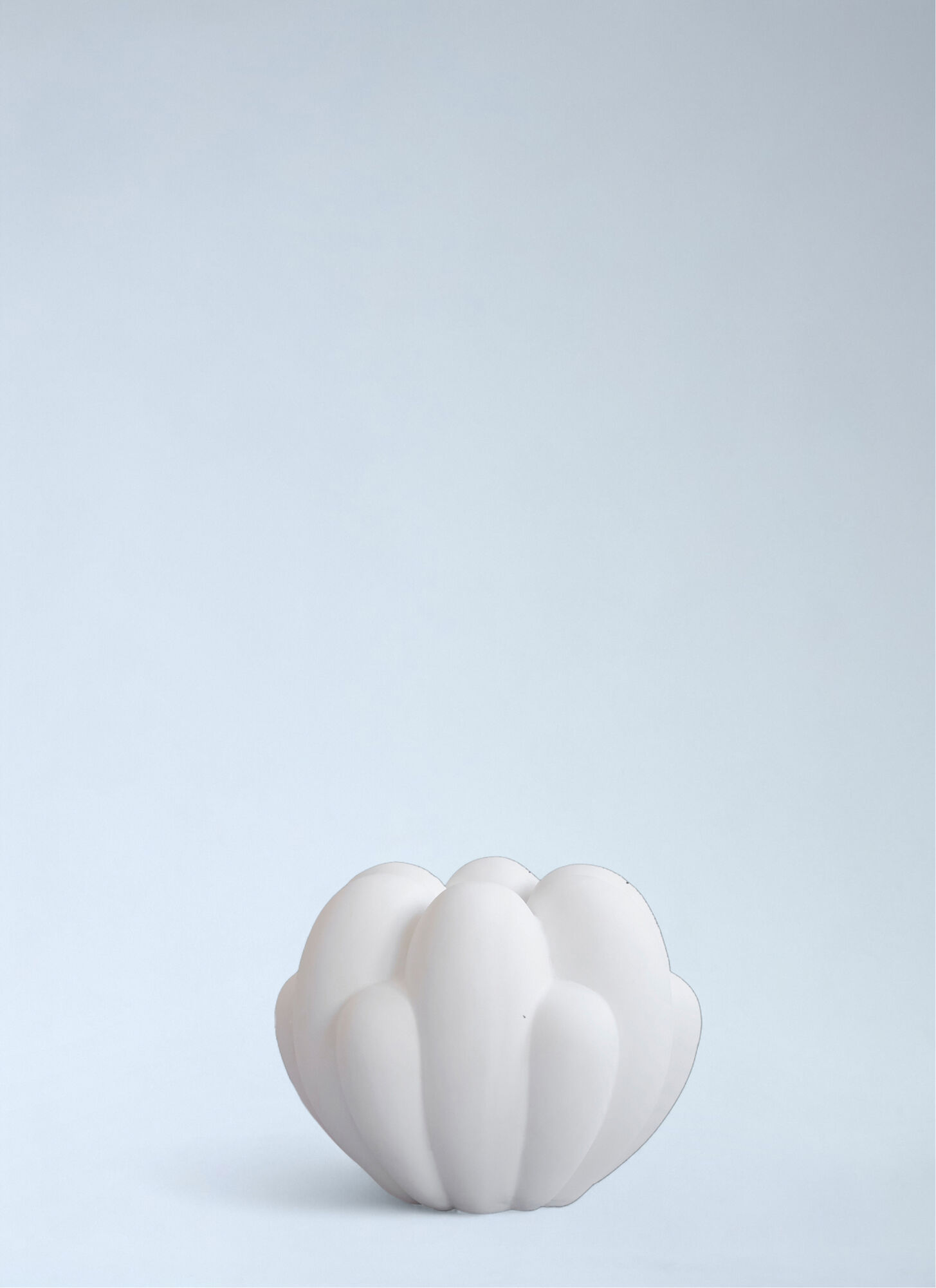 101 Copenhagen Unisex White Sculptural Ceramic Vase - Vases One Size
