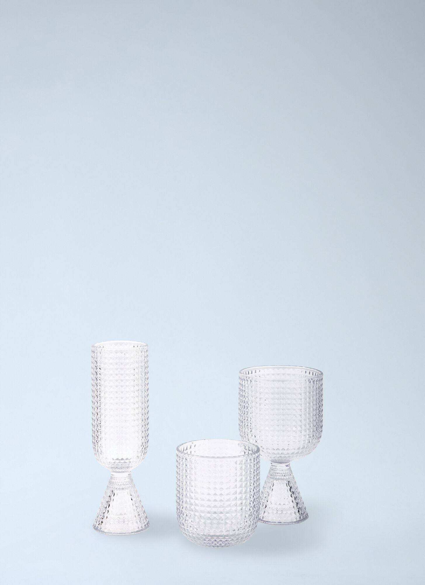  Polspotten Polspotten Set Of Four Rooftop Wine Glasses -  Glassware Clear One Size 