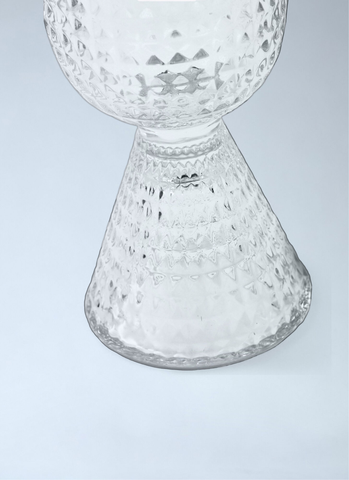  Polspotten Polspotten Textured Glass Flute Set -  Glassware Clear One Size 