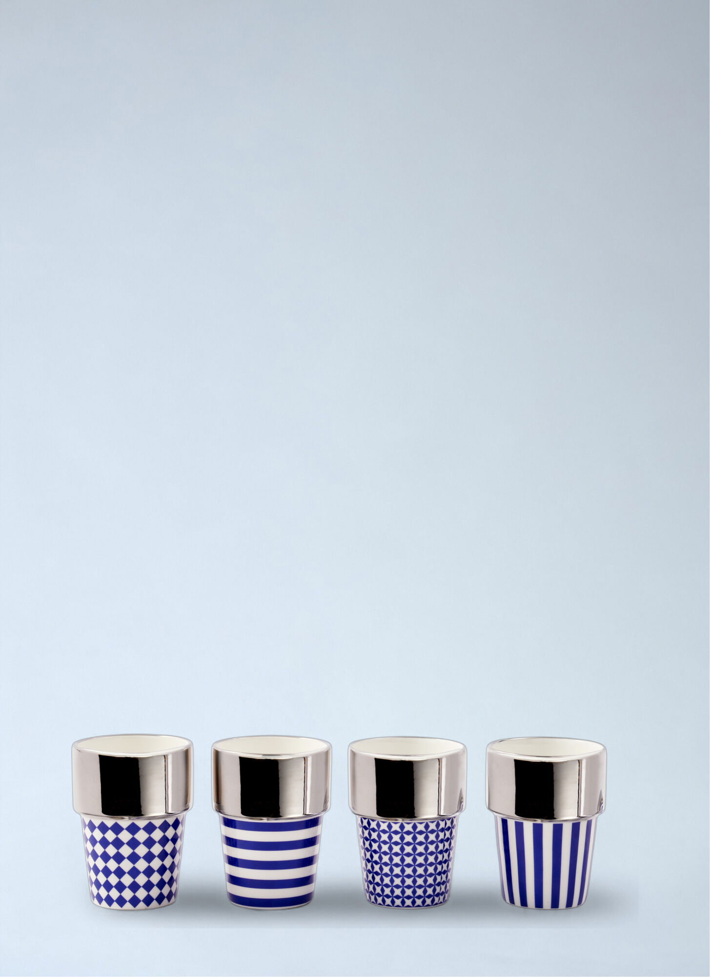 Polspotten Unisex Blue Porcelain Espresso Cup Set - Tea & Coffee One Size