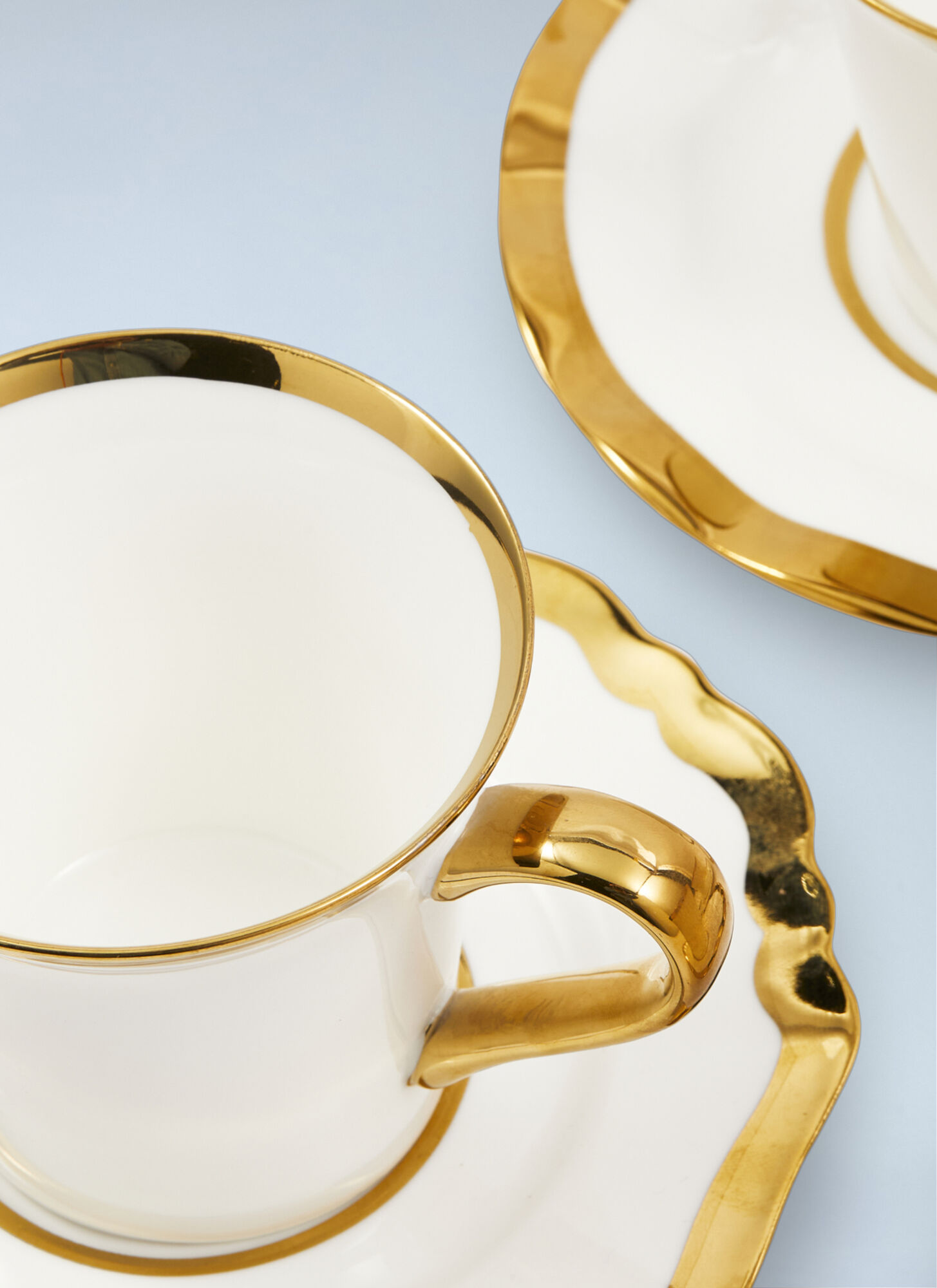  Polspotten Polspotten Porcelain Teacup And Saucer Set -  Tea & Coffee White One Size 