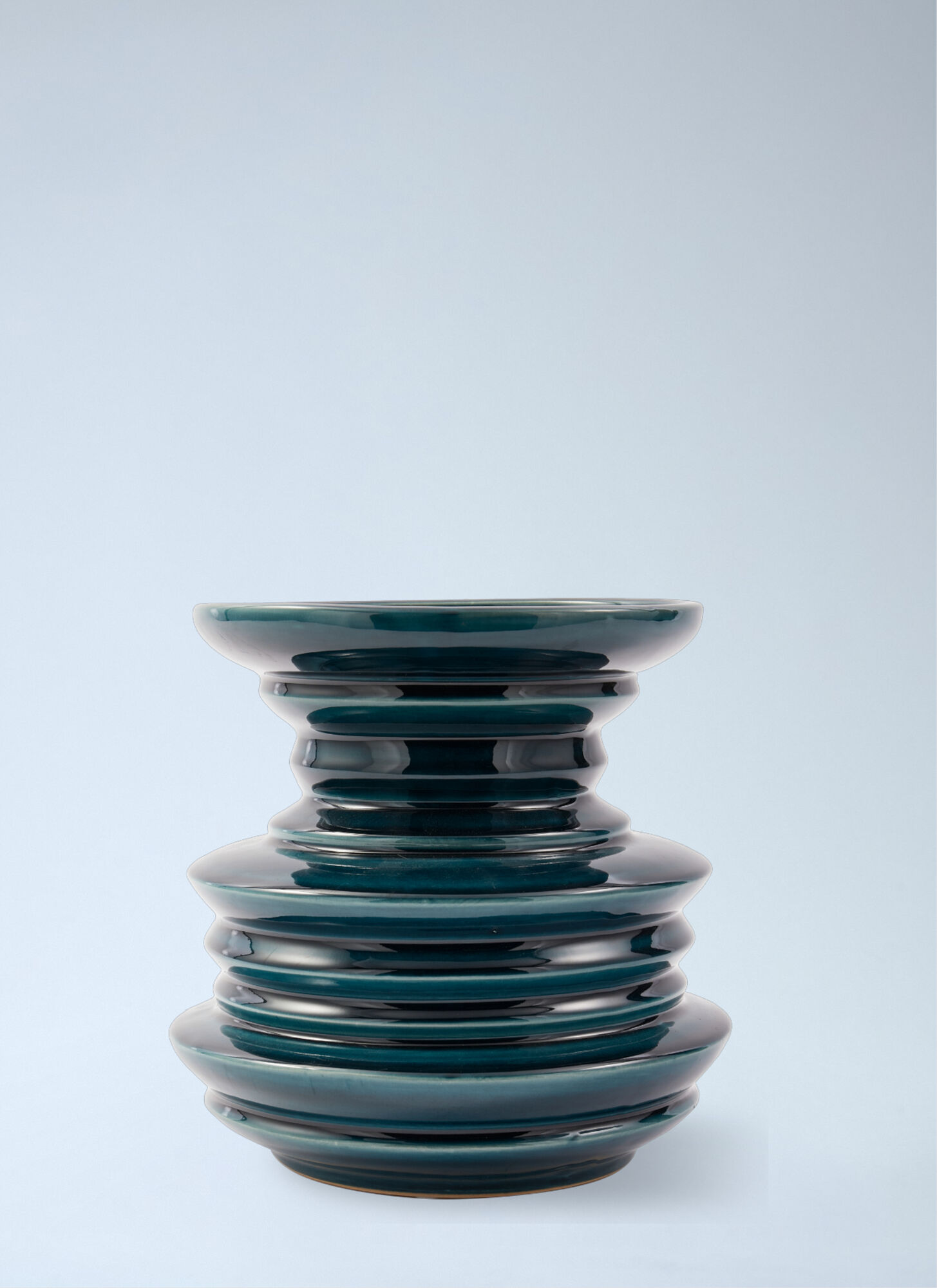  Polspotten Polspotten Seixo Disco Vase -  Vases Green One Size 