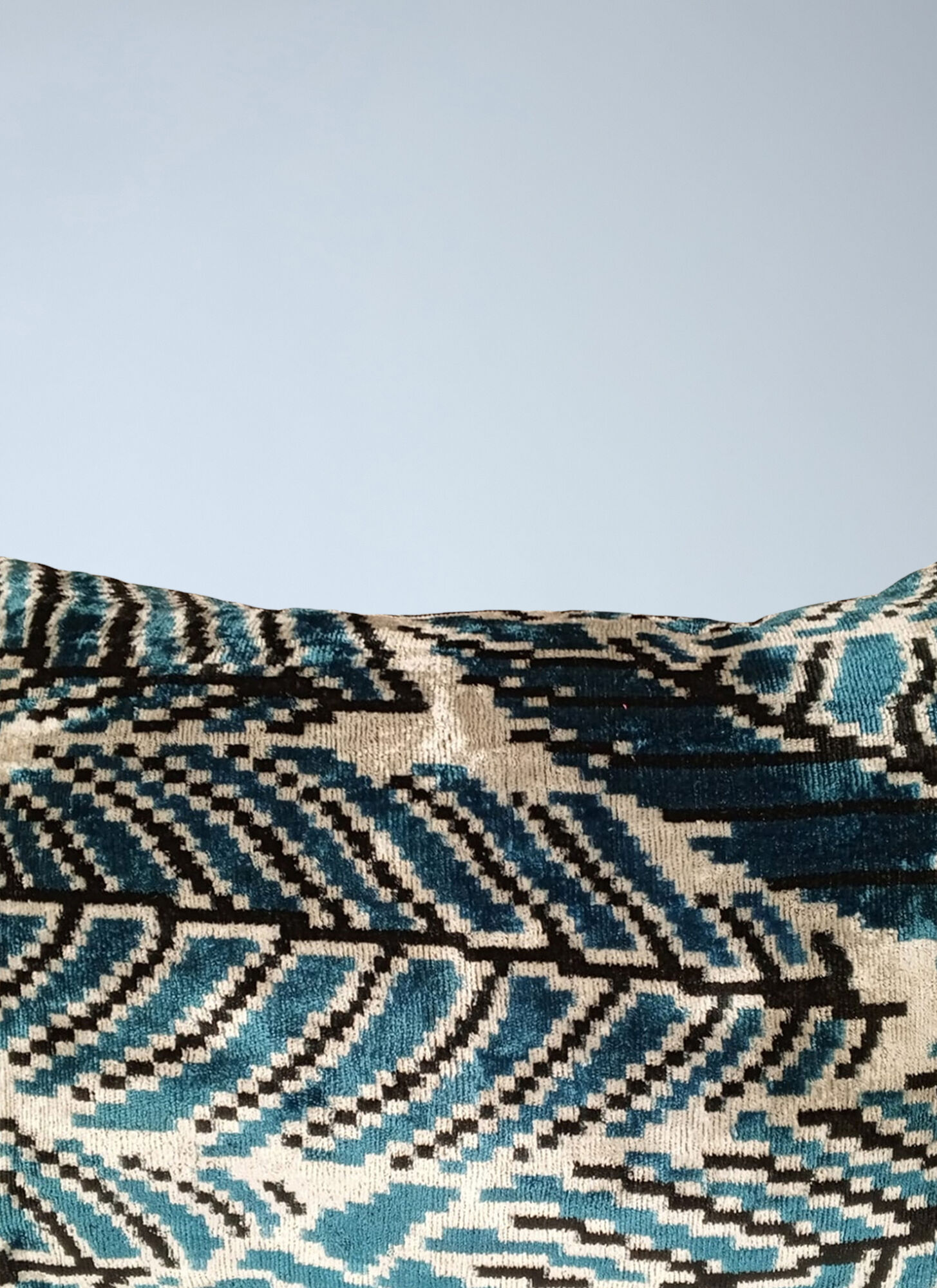  Les-ottomans Les-ottomans Geometric Patterned Cushion -  Textiles Multicolour One Size 